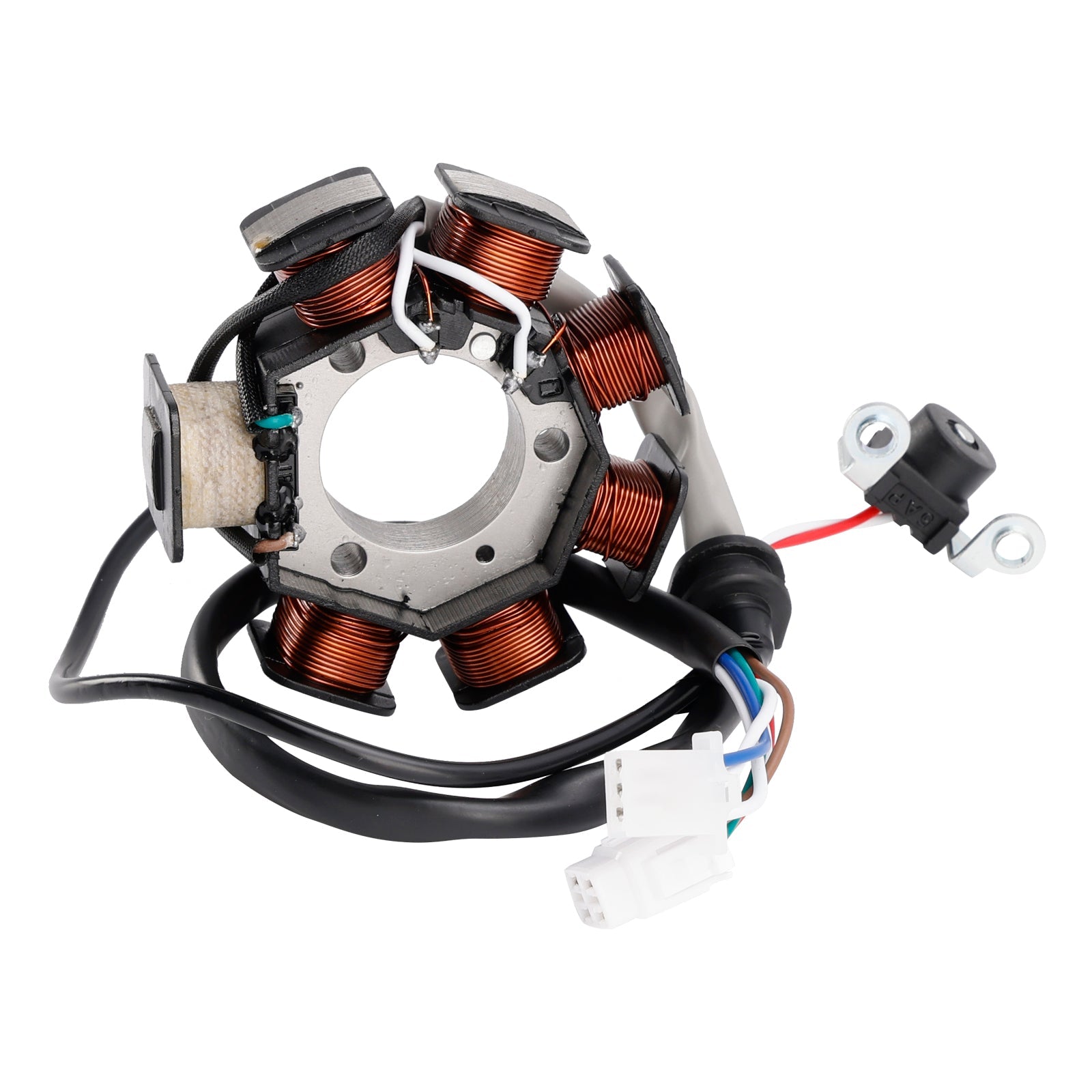 2004/2006/2008/2010/2013-2024 Yamaha YBR125 YBR125E YBR125EGS YBR125G 7 Coils Stator Generator 5VL-H5510-00