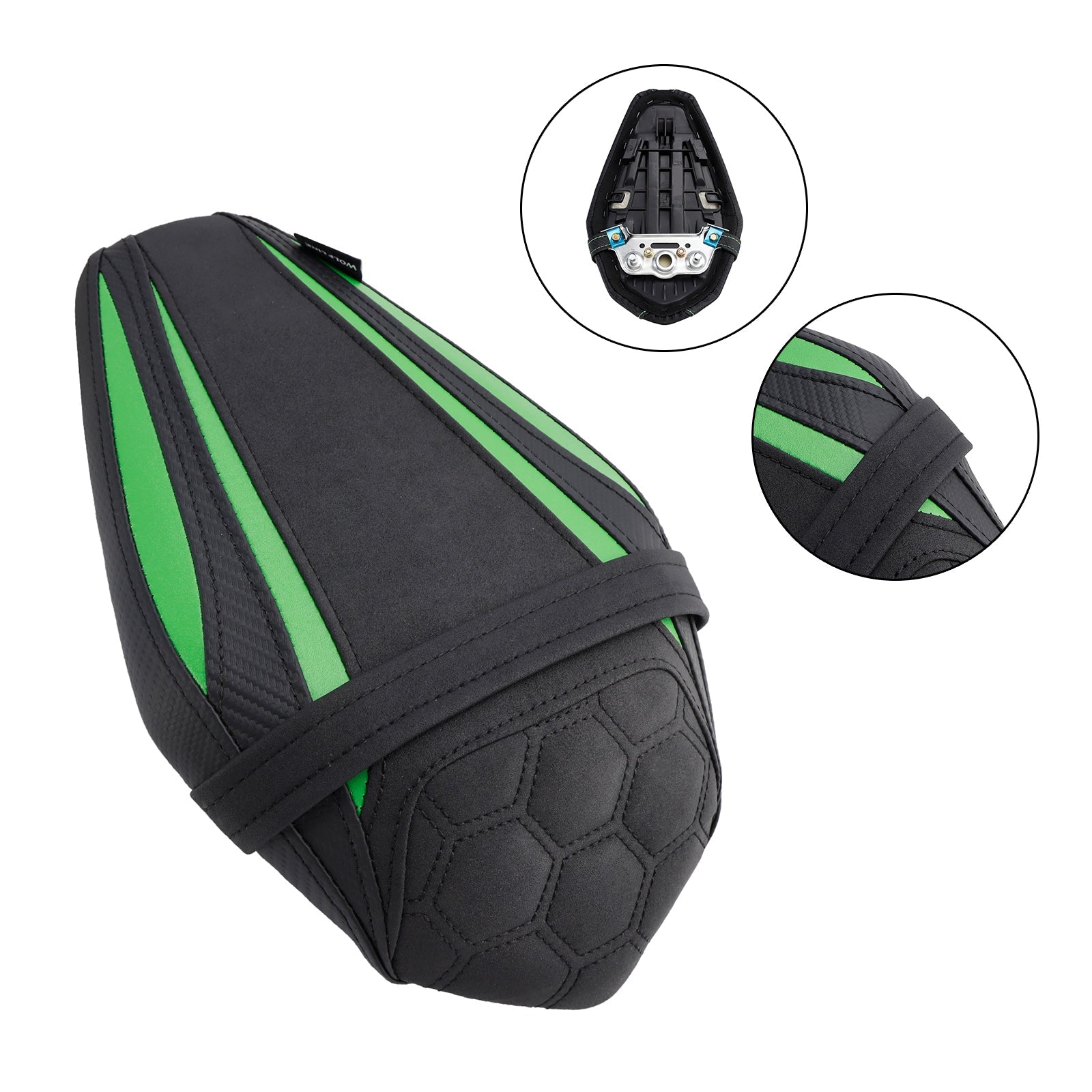 2021-2023 Kawasaki Zx-10R/Rr Rear Passenger Seat Pillion Saddle Flat Green