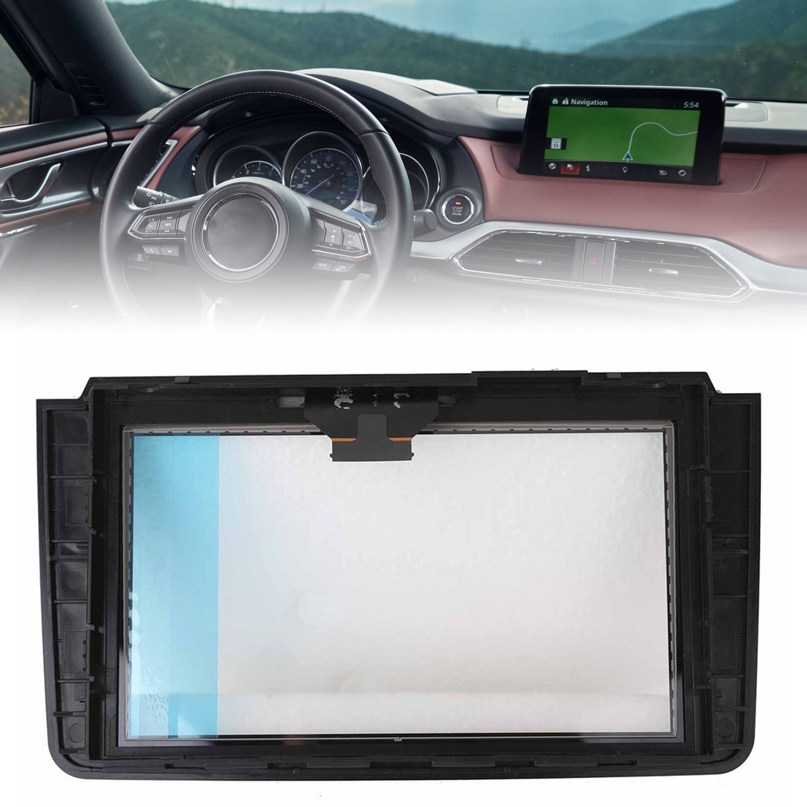 8" Touch Screen Glass TK49-611J0 For Mazda CX9 CX-9 2016-2019