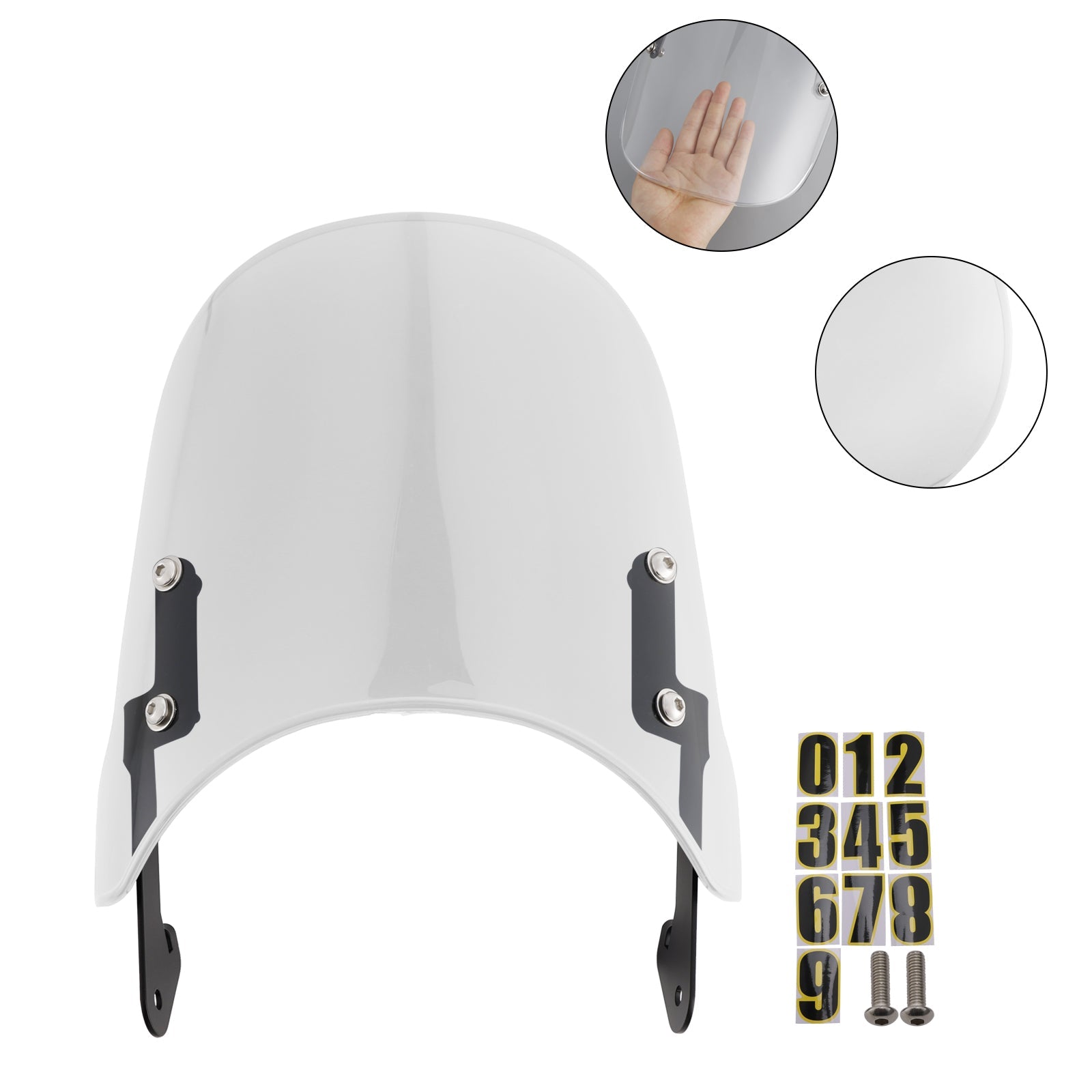 Windshield WindScreen fit for YAMAHA XSR 155 2020-2023 XSR 125 2024-2025