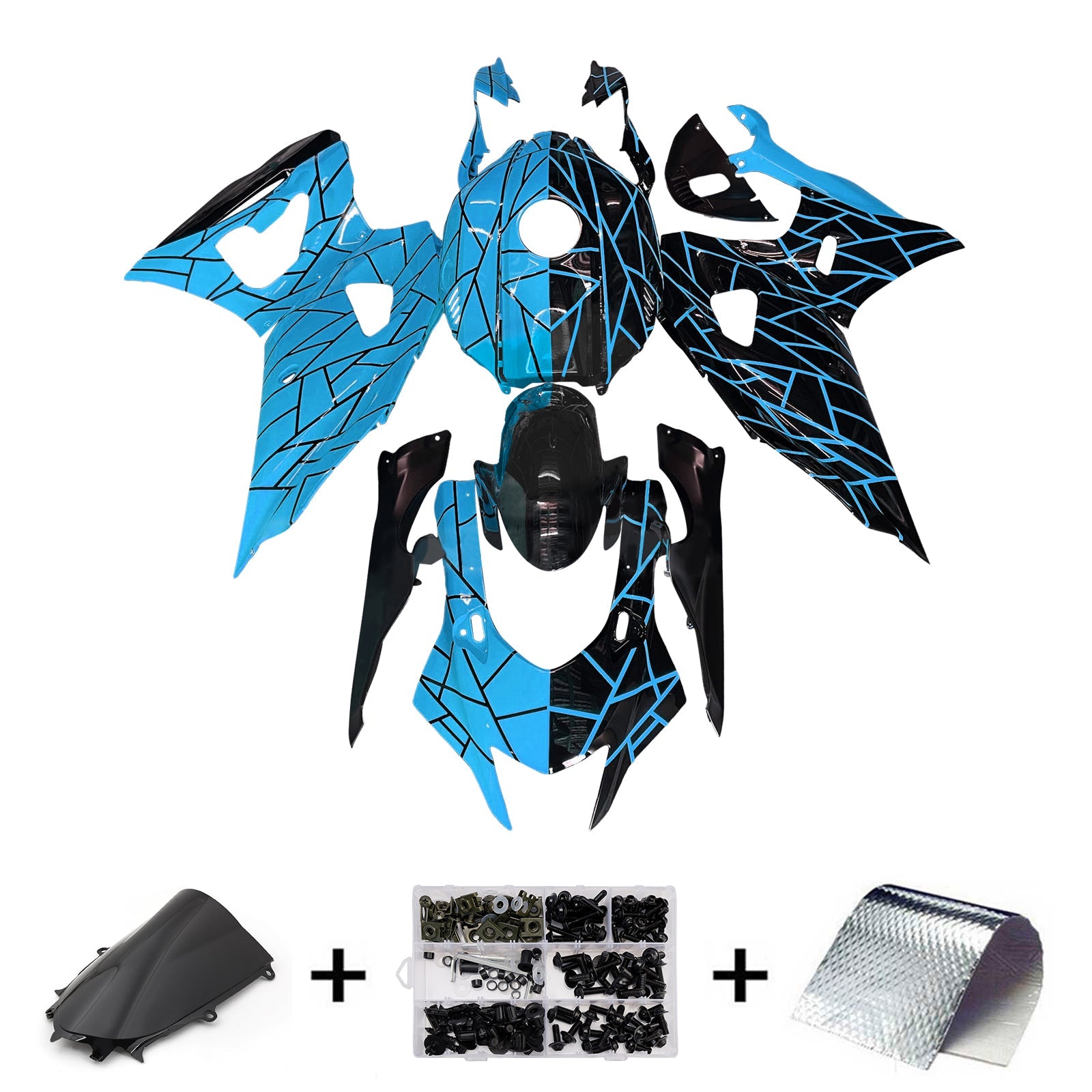 Injection Fairing Kit Bodywork Plastic ABS fit For Yamaha YZF-R7 2021-2025