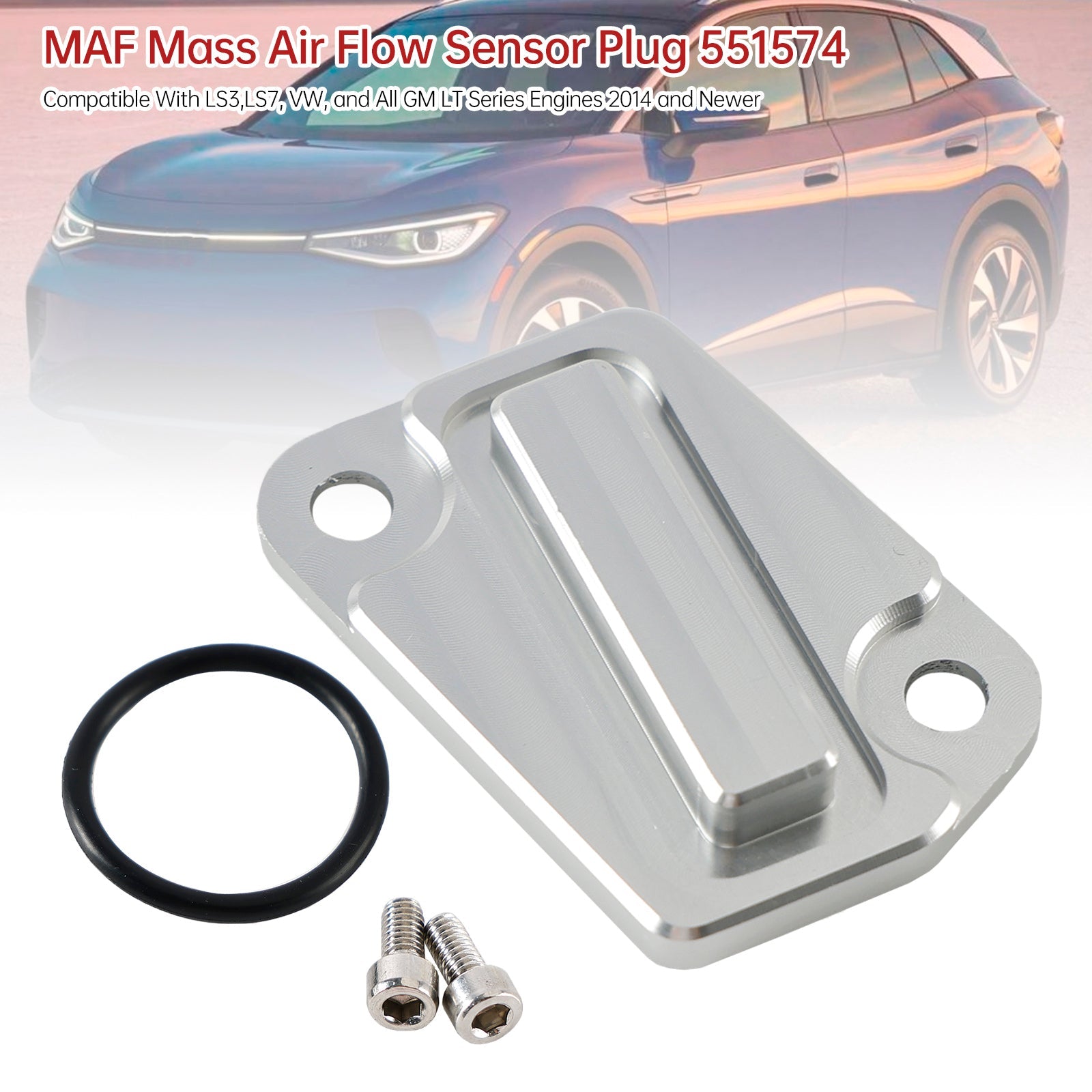 MAF Mass Air Flow Sensor Plug LS Billet Seal 551574 For LS LS3 LS7 L83