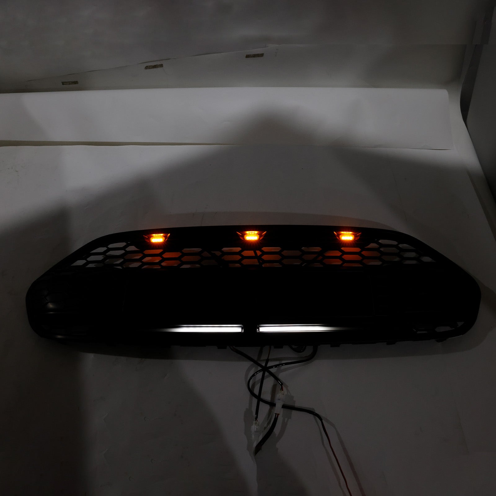 2014-2018 Ford Transit Connect W/LED Black Front Bumper Grill Grille