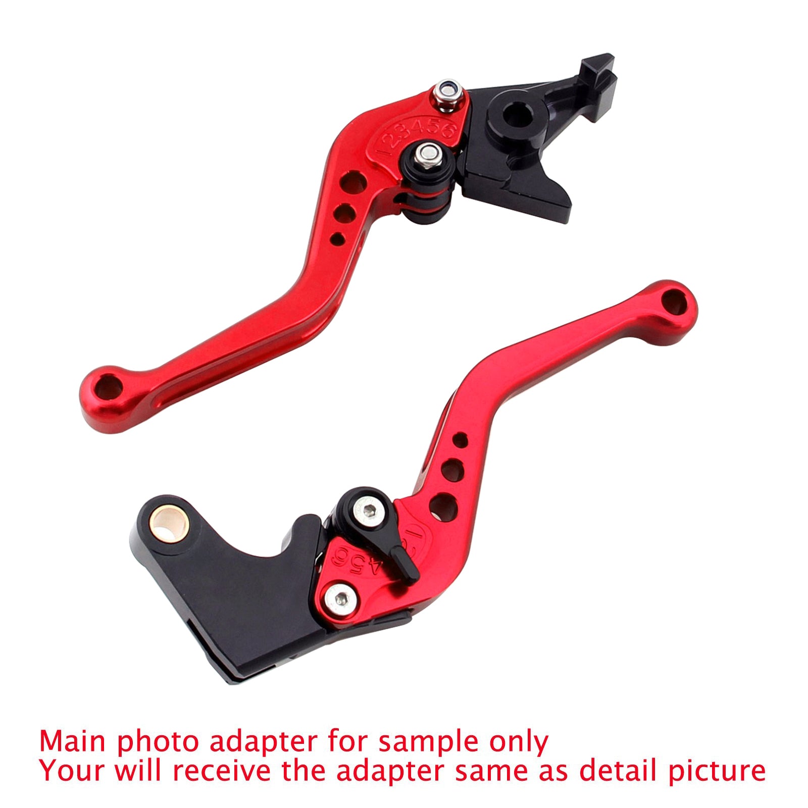 Short Brake Clutch Levers For Yamaha YZF R6 05-14 YZF R1 04-08 R6S Generic