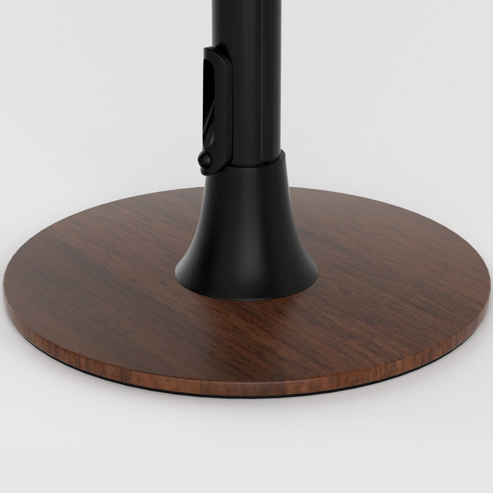 Dimmable for Living Room/Office-Walnut/Black Adjustable LED Floor & Table Lamp 3 Colors
