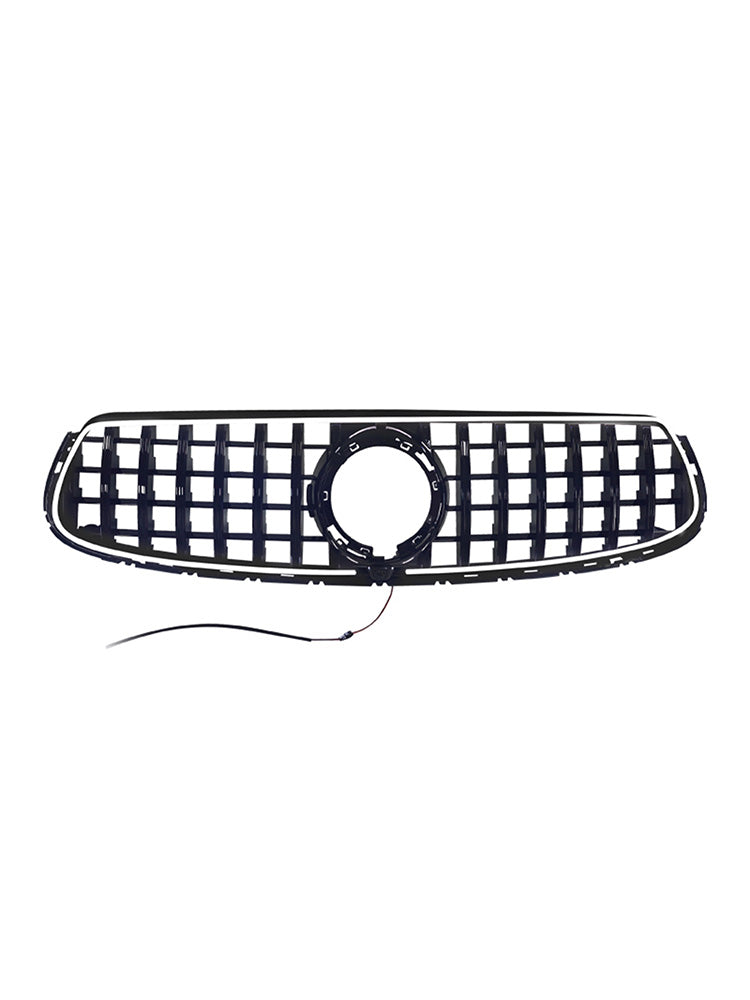 GT-Style Front Bumper Grille Fit Mercedes-Benz X253 GLC250 GLC300 2020-2022