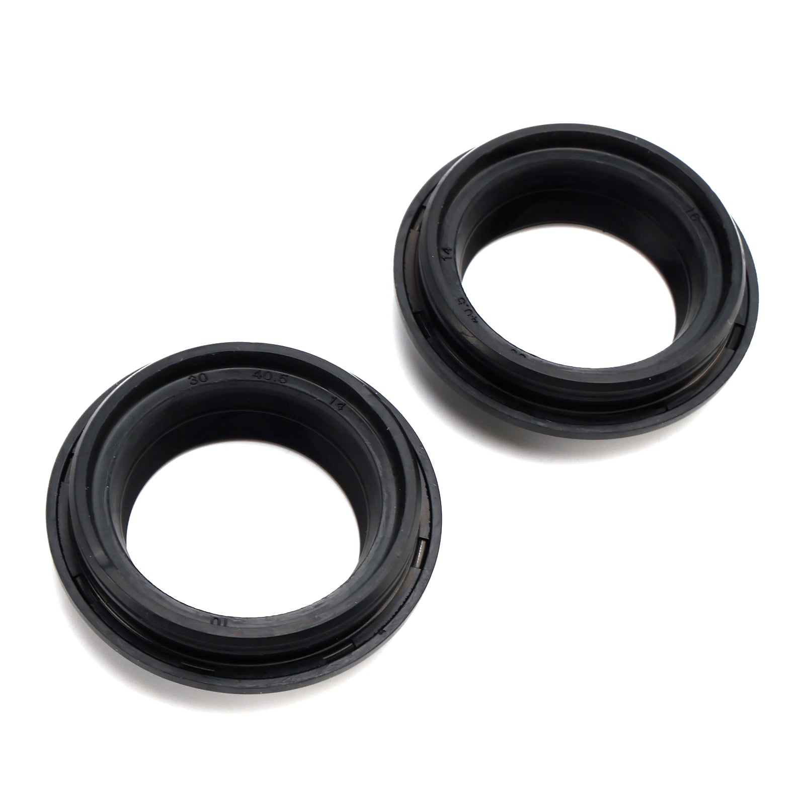Juego de sellos y polvo de horquilla para Yamaha TTR125 TY125 YBR125 DT125 RD125 1974-2014 Genérico
