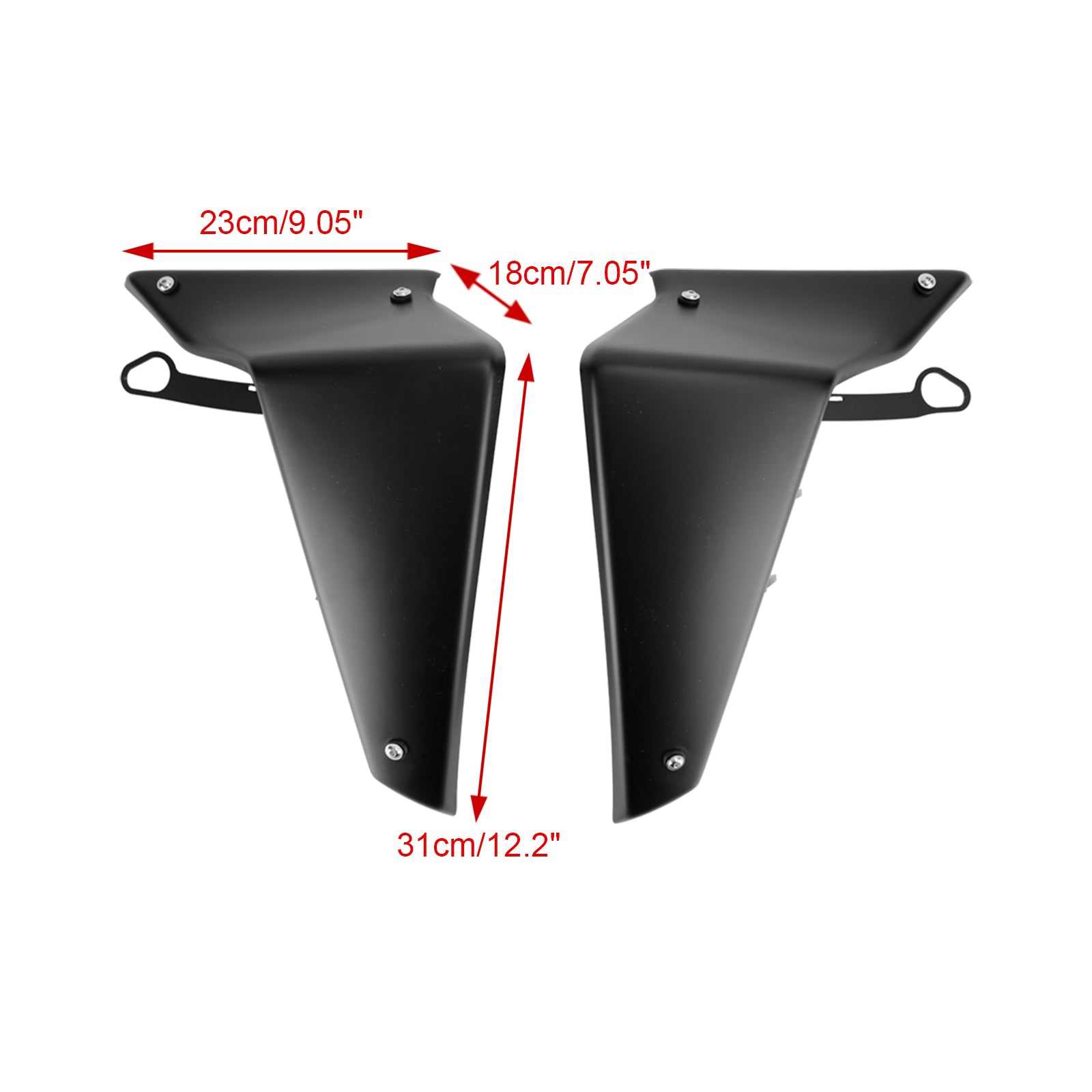 2021-2022 야마하 MT-09 SP FZ09 사이드 스포일러 공기역학적 윙 디플렉터