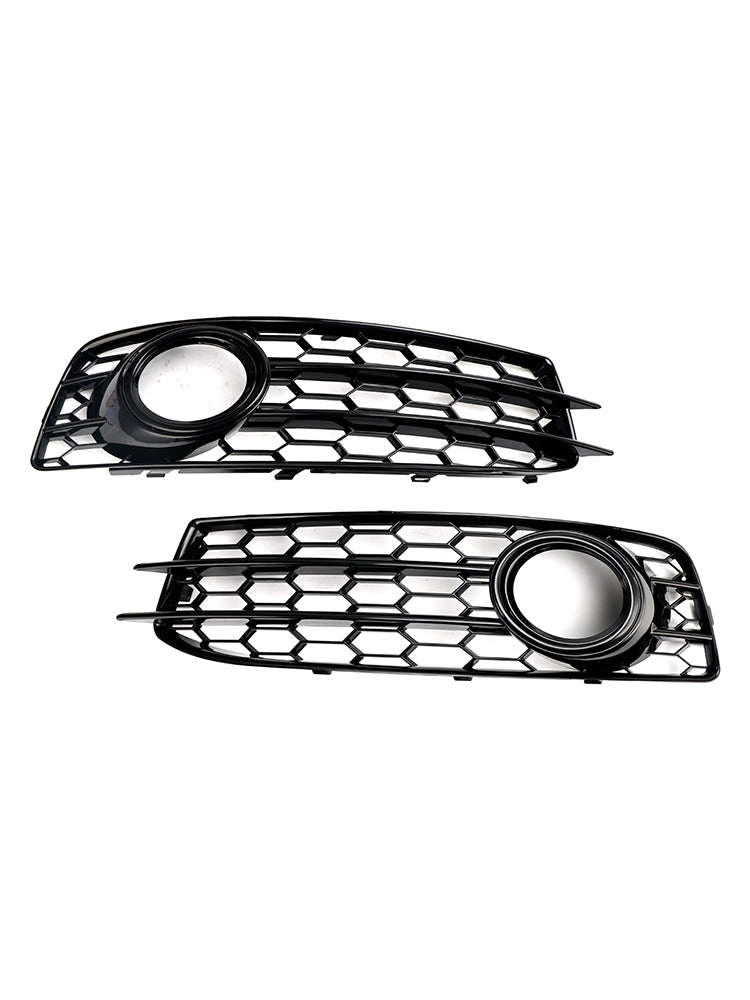Audi A3 8P S-Line 2009-2012 Honeycomb Front Bumper Fog Light Grill Cover