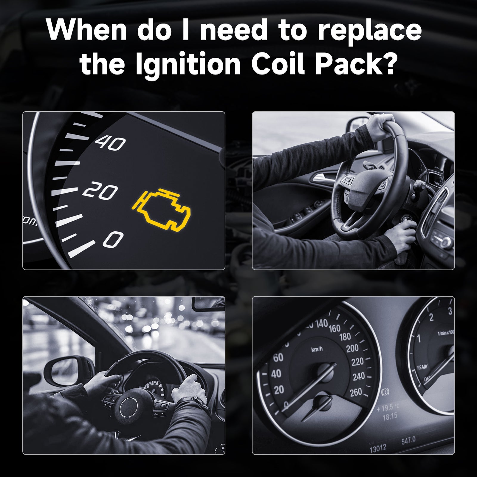 4x Red Coil Packs Set For Audi A3 A4 A5 A6 Q5 TT 06E905115 06D905115 06E905115E