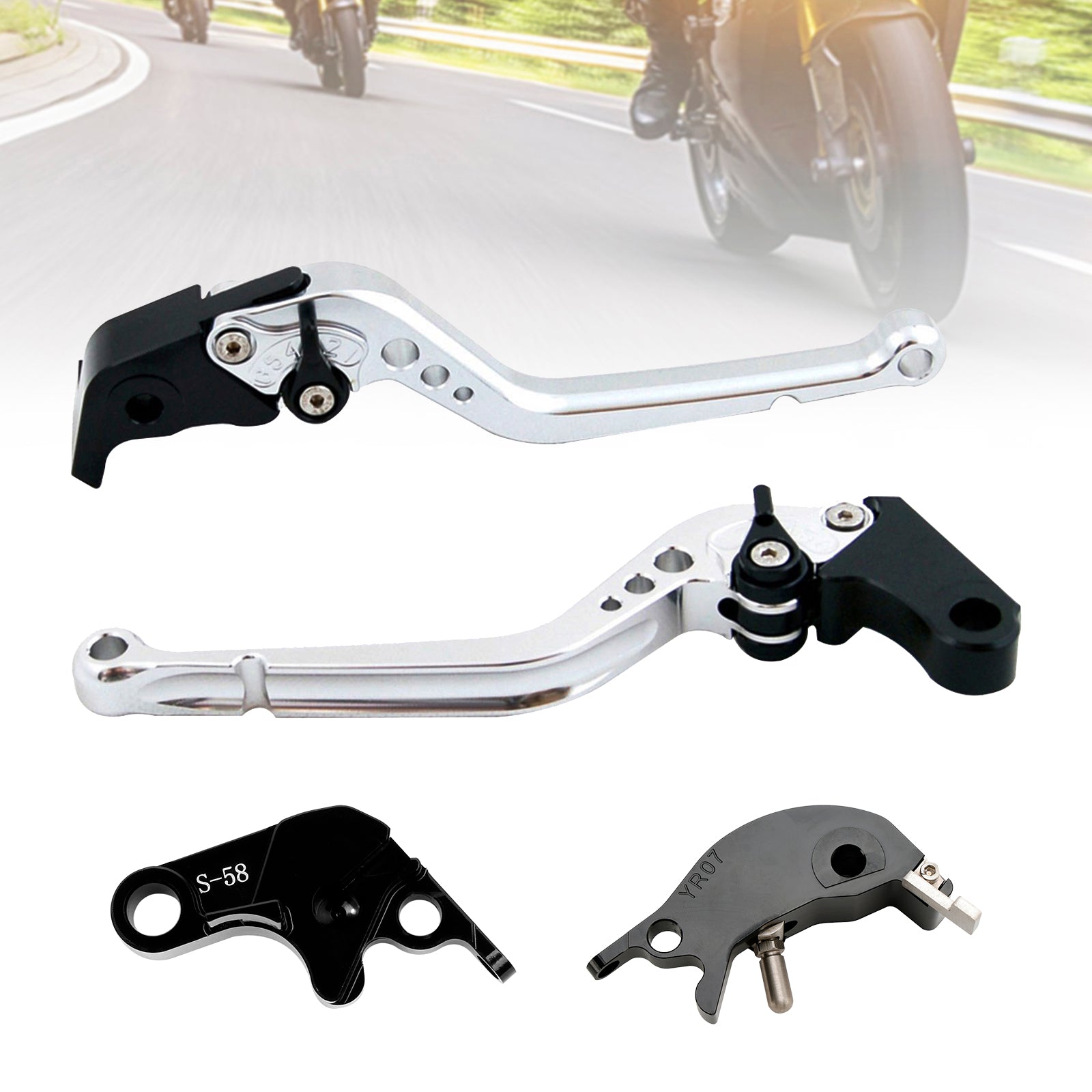Long Clutch Brake Lever fit for YAMAHA YZF R7 MT-10/SP FZ-10/SP 2022-23
