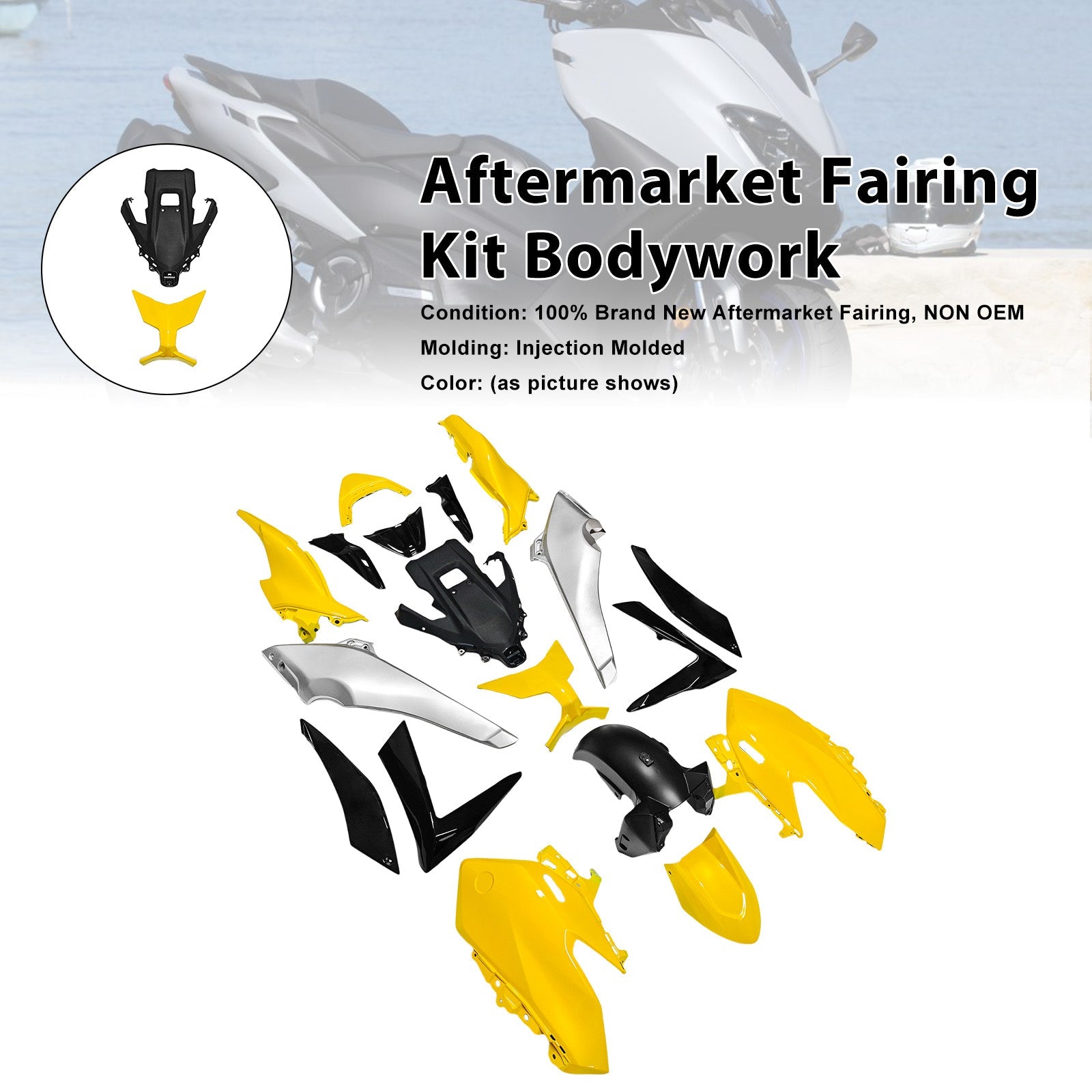 2025-2026 for Yamaha TMAX560 Injection Bodywork Fairing Kit