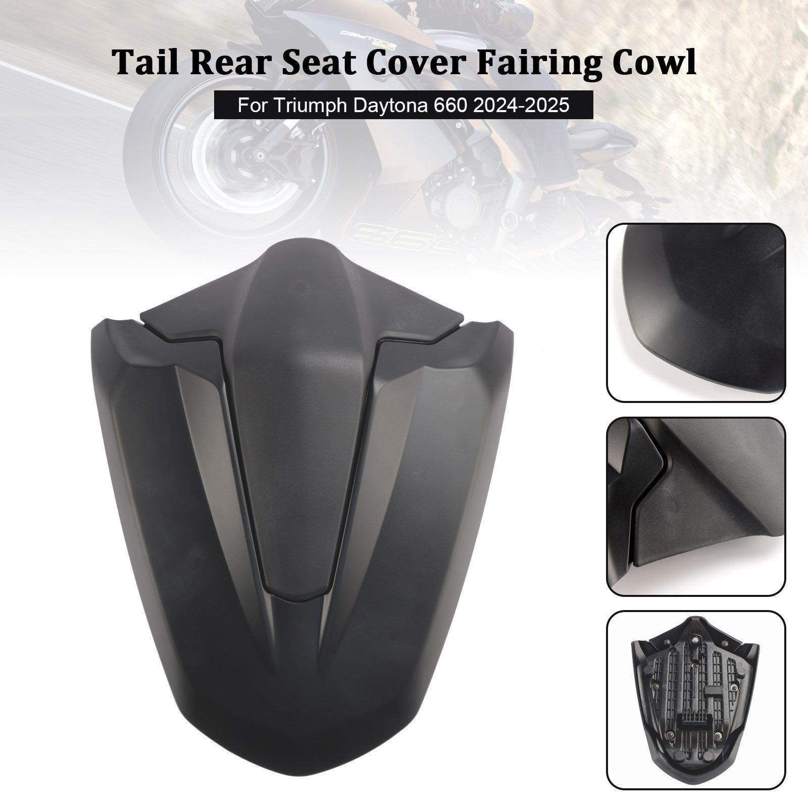 Tail Rear Seat Cover Fairing Cowl For Daytona 660 2024-2025
