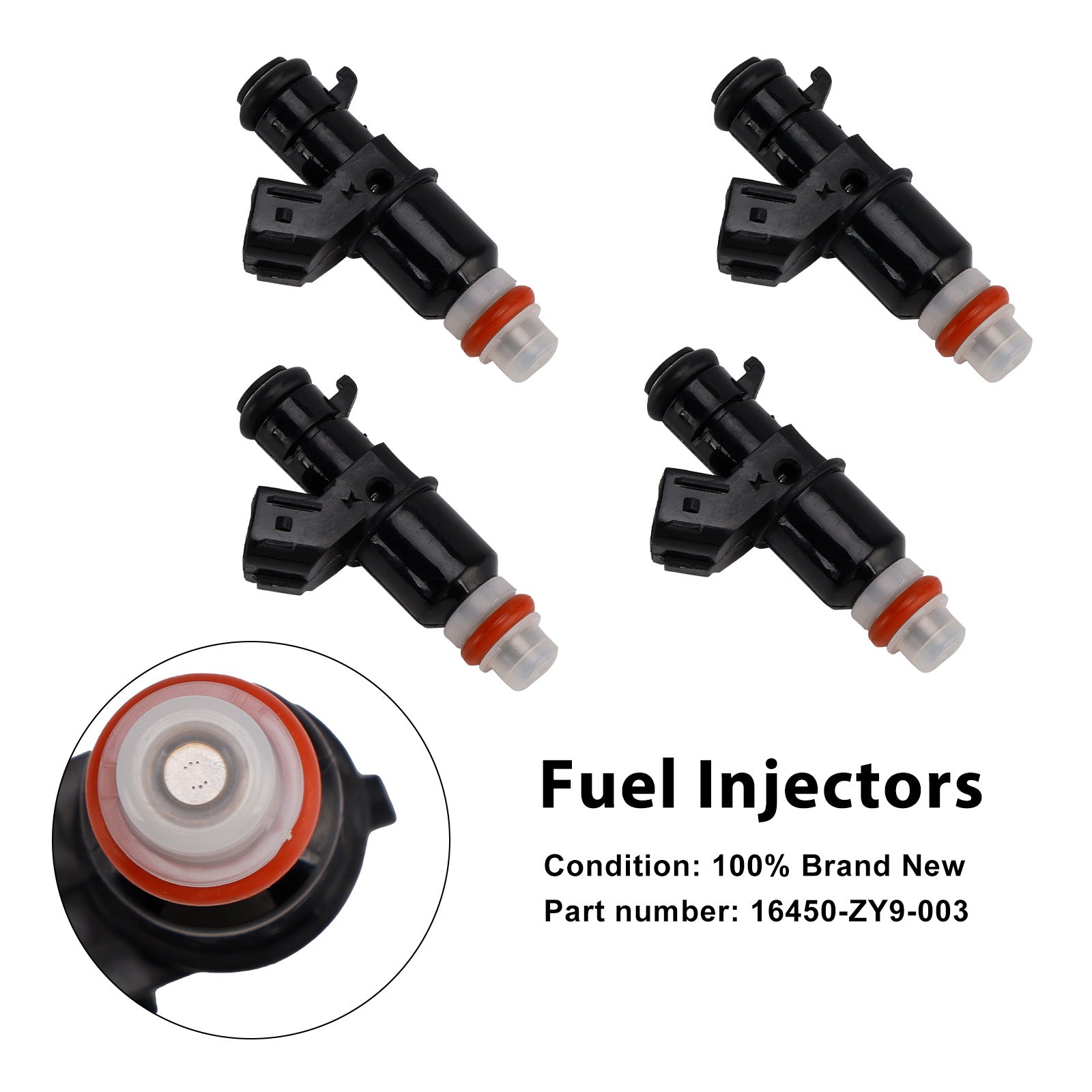 Fuel Injectors Fit for Honda BF90D BF75 16450-ZY9-003 4PCS&nbsp;