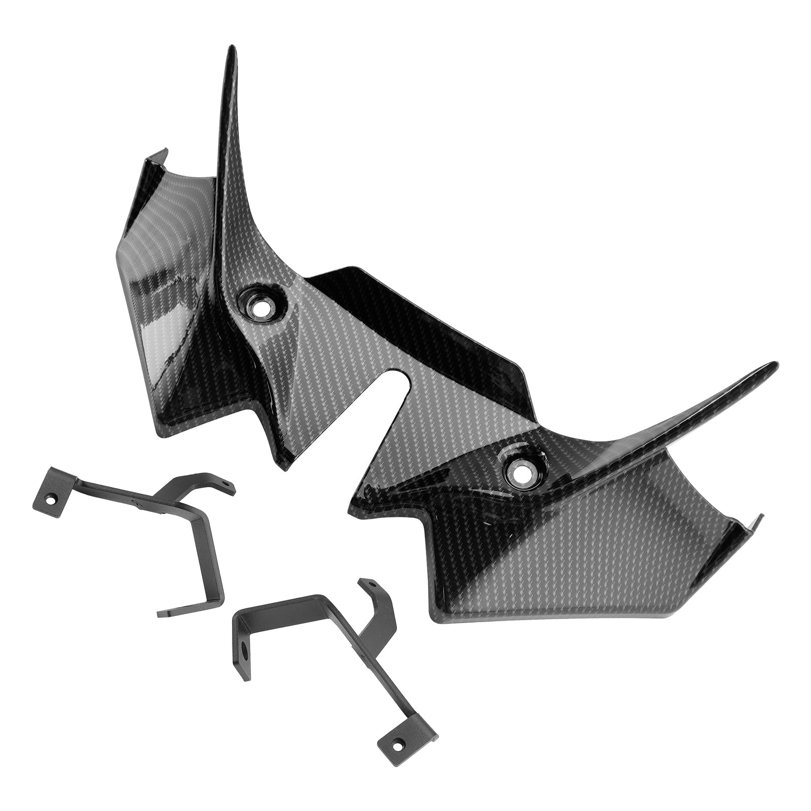 2021-2024 Kawasaki Z650 Front Downforce Spoiler Extension Fairing Carbon