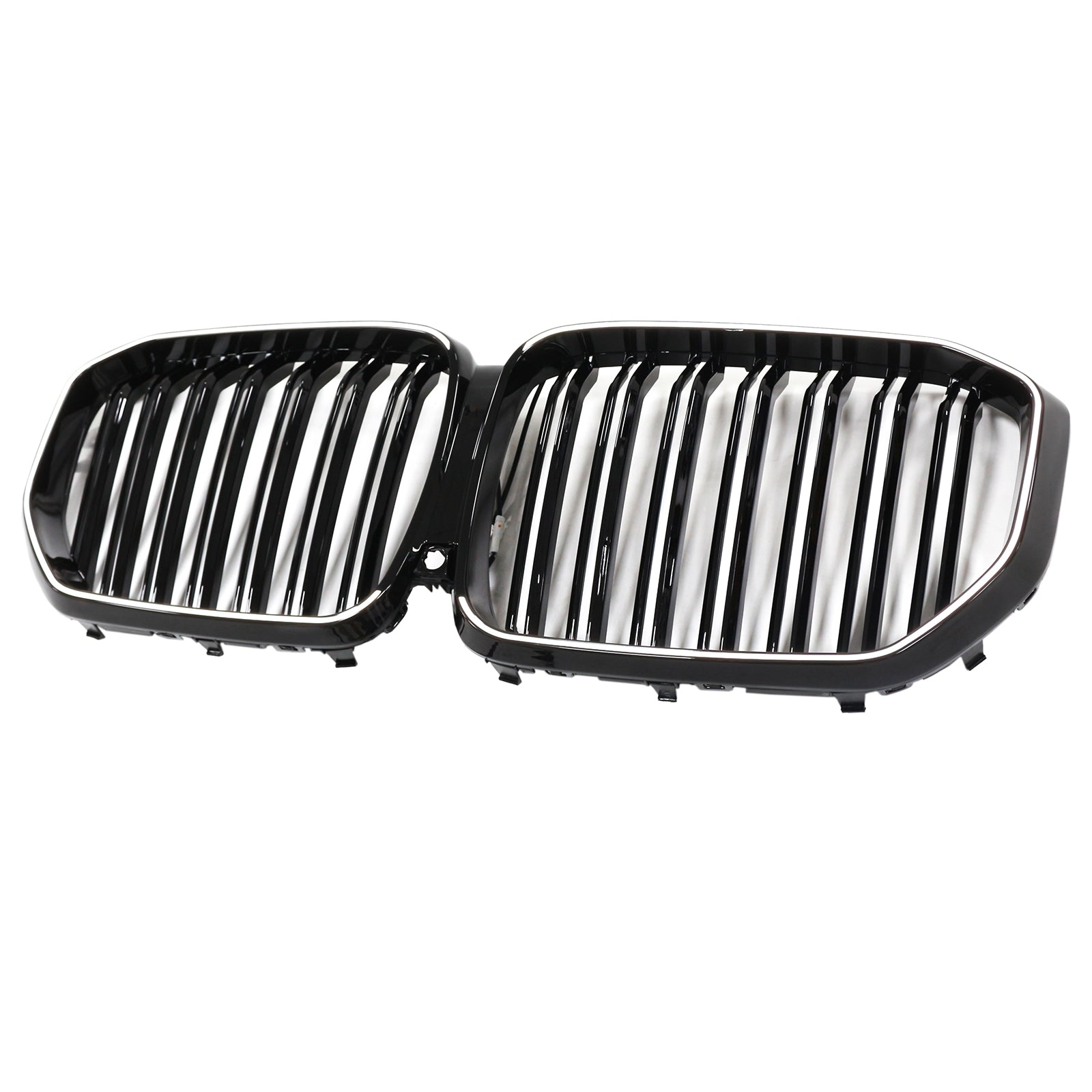 Double Slat Black Front Kidney Grille Fit BMW X5 G05 2019-2022 M-Performance