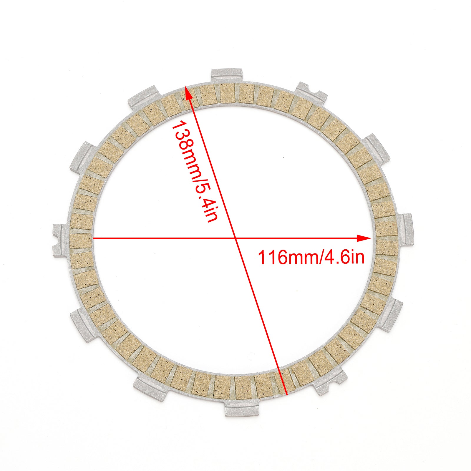 Clutch Friction Plate Kit fit for Kawasaki ER650 Z650 EX650 Ninja 650 2017-2024