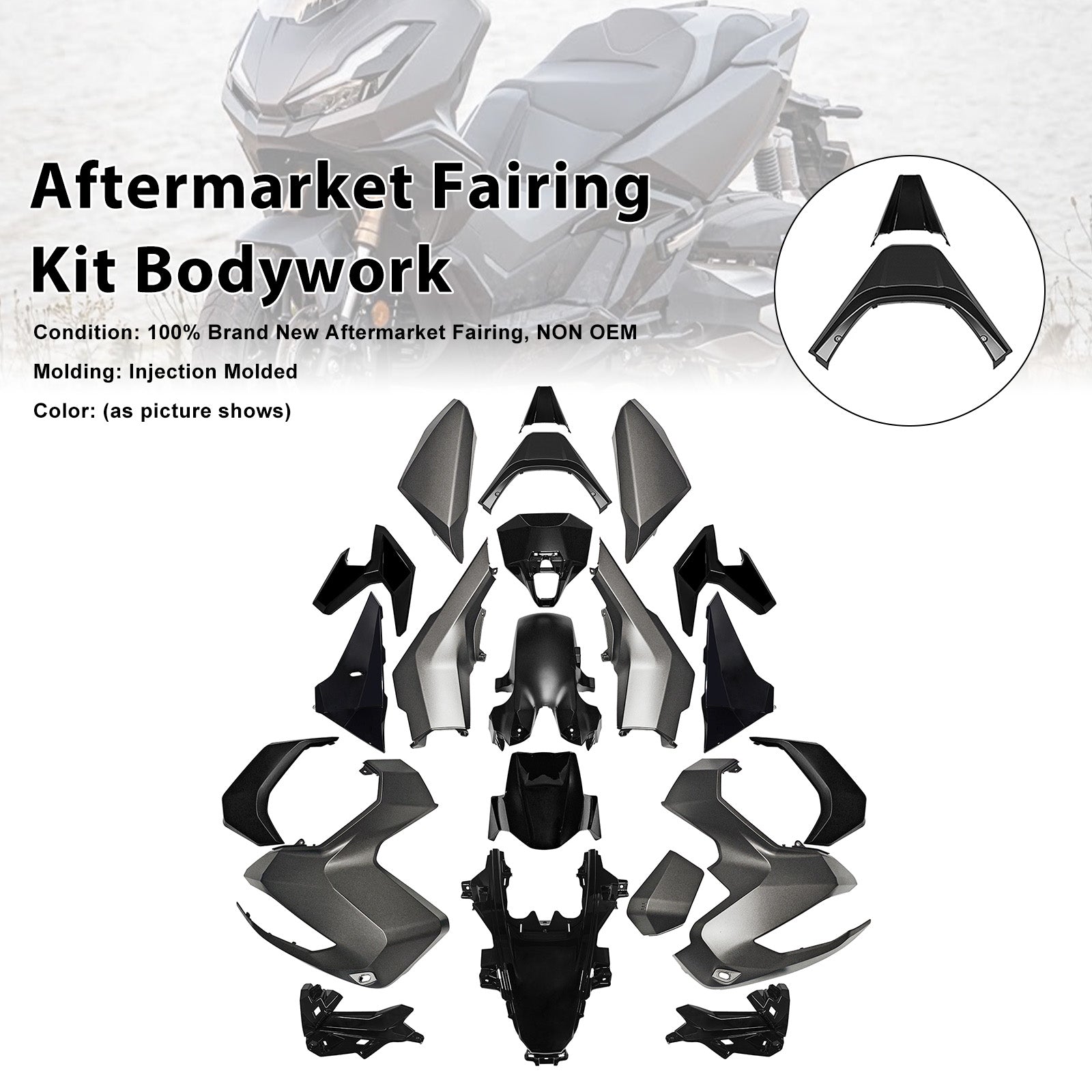 Injection ABS Plastic Bodywork Fairing Kit for 2022-2026 Honda ADV350  8 Colors