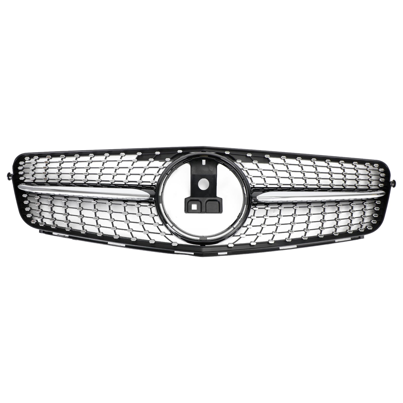 Diamond Front Bumper Grille Grill Fit C-Class Benz W204 C300 C350 2008-2014