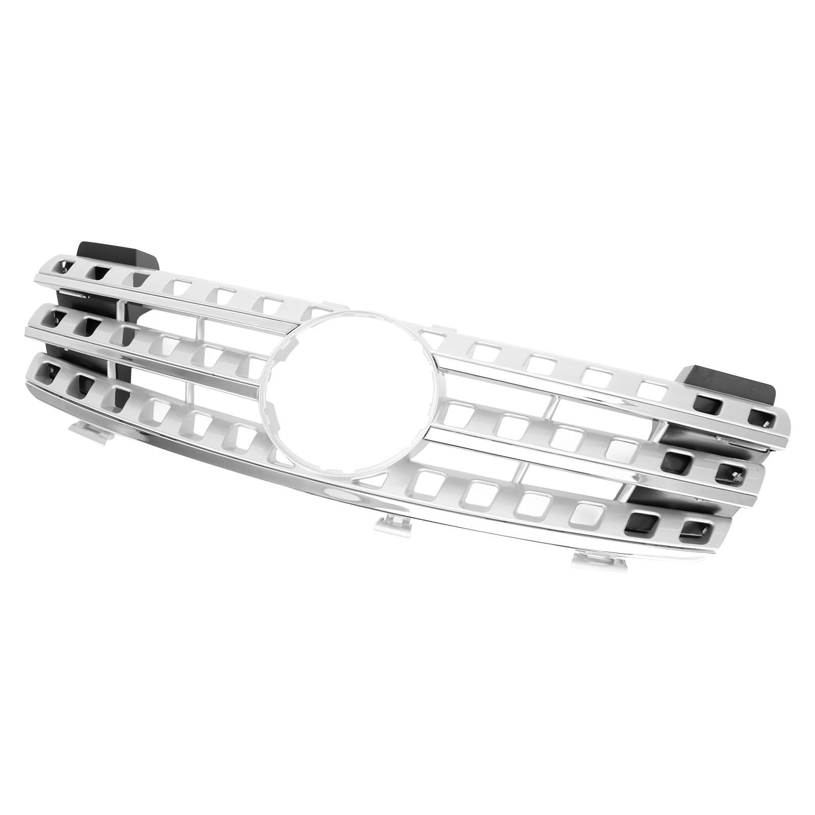 Mercedes Benz W164 2005-2008 ML M-Class Front Grill with Chrome Fins