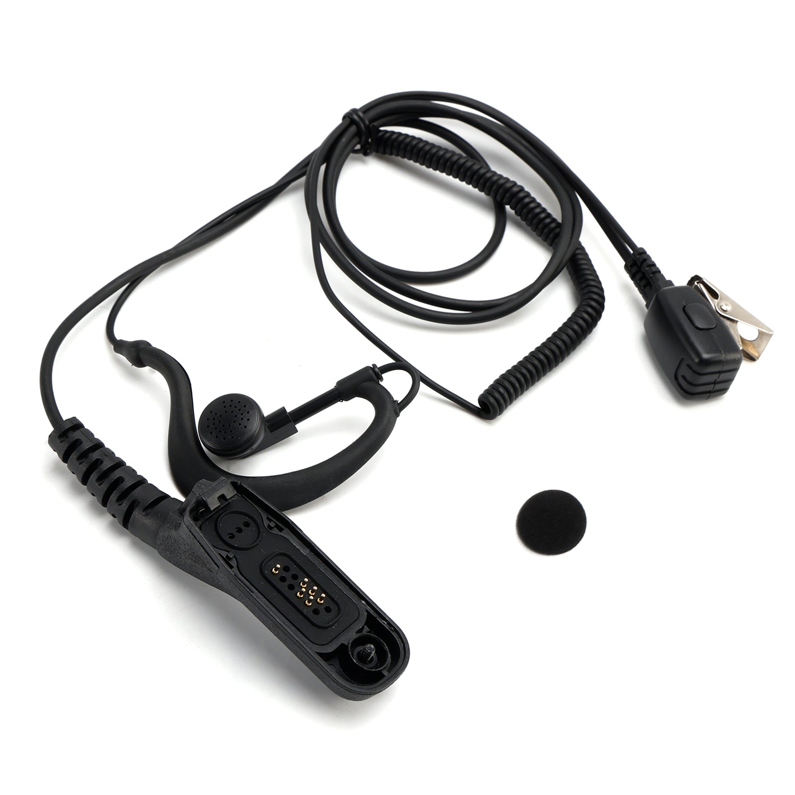 8268-614 Curved Earhook Headset For XPR6380 XiR P8260 DP3600 APX6000 GP328D