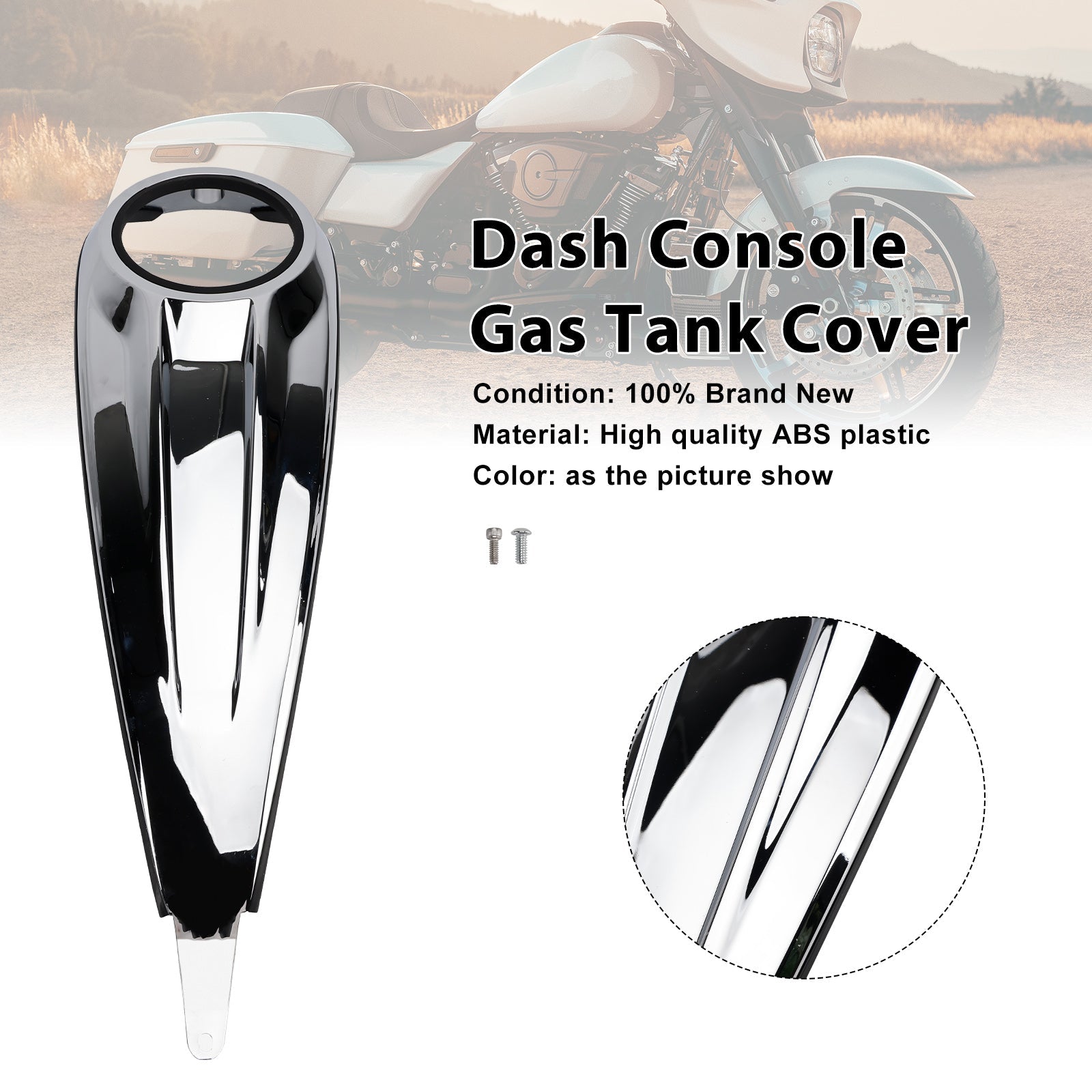 Dash Console Gas Tank Cover For Touring Road Glide / Street Glide 2023-2025