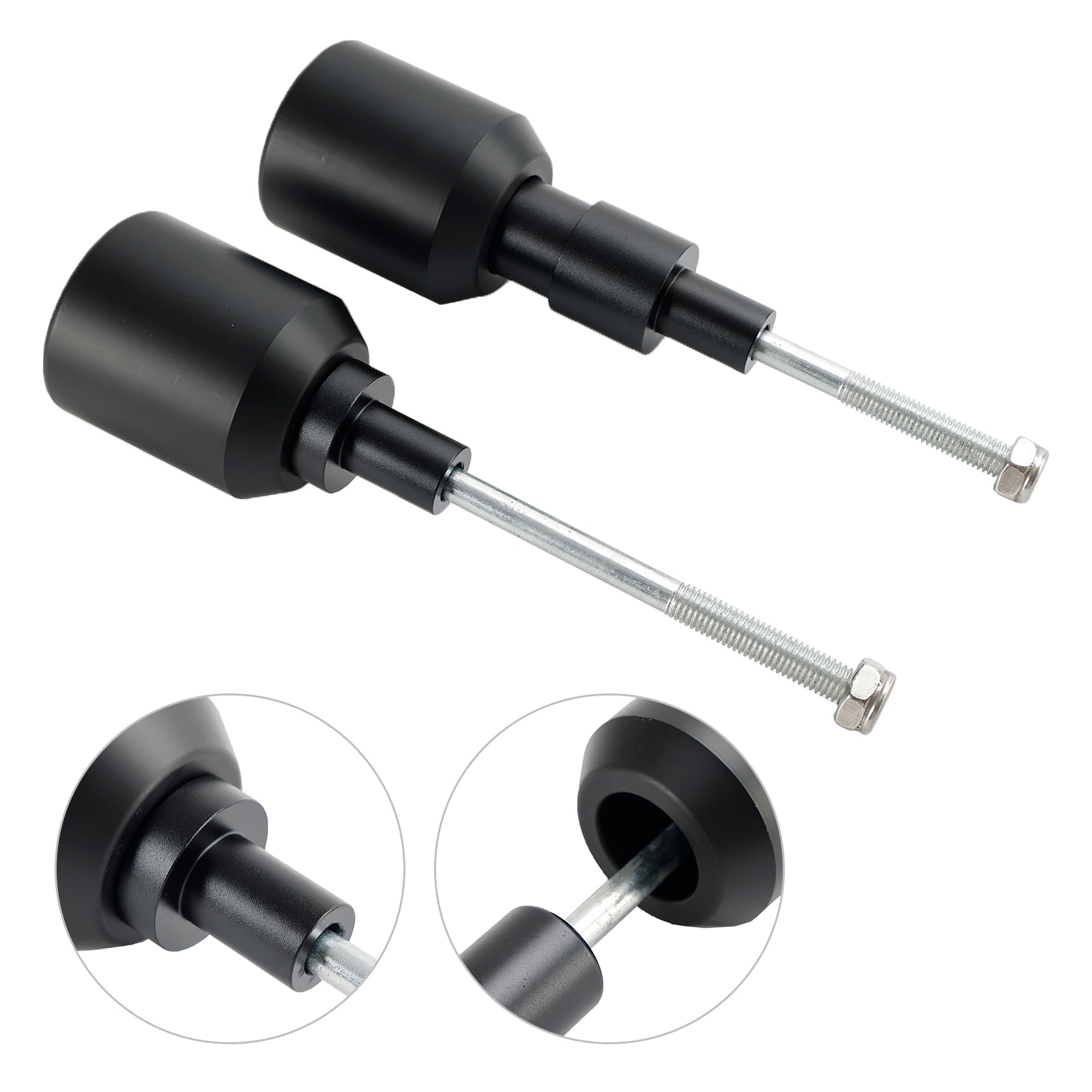 2017-2023 KAWASAKI Z650 NINJA 650 Crash Bobbin Protector Slider Aluminum Black