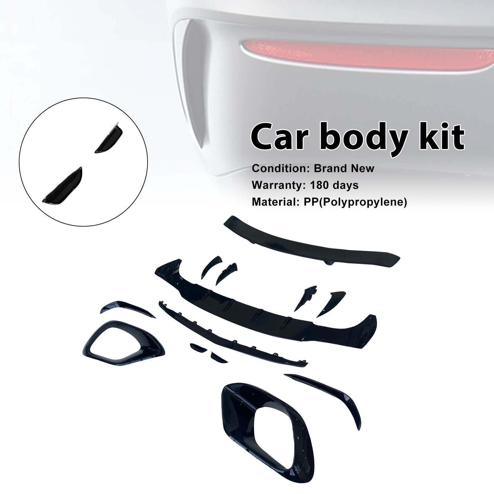 2020-2024 Fit Mercedes Benz CLA W118 CLA45 Upgrade W118 CLA45S Body Kit Bumper