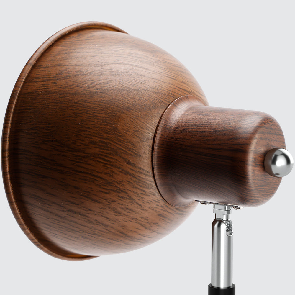 Dimmable for Living Room/Office-Walnut/Black Adjustable LED Floor & Table Lamp 3 Colors