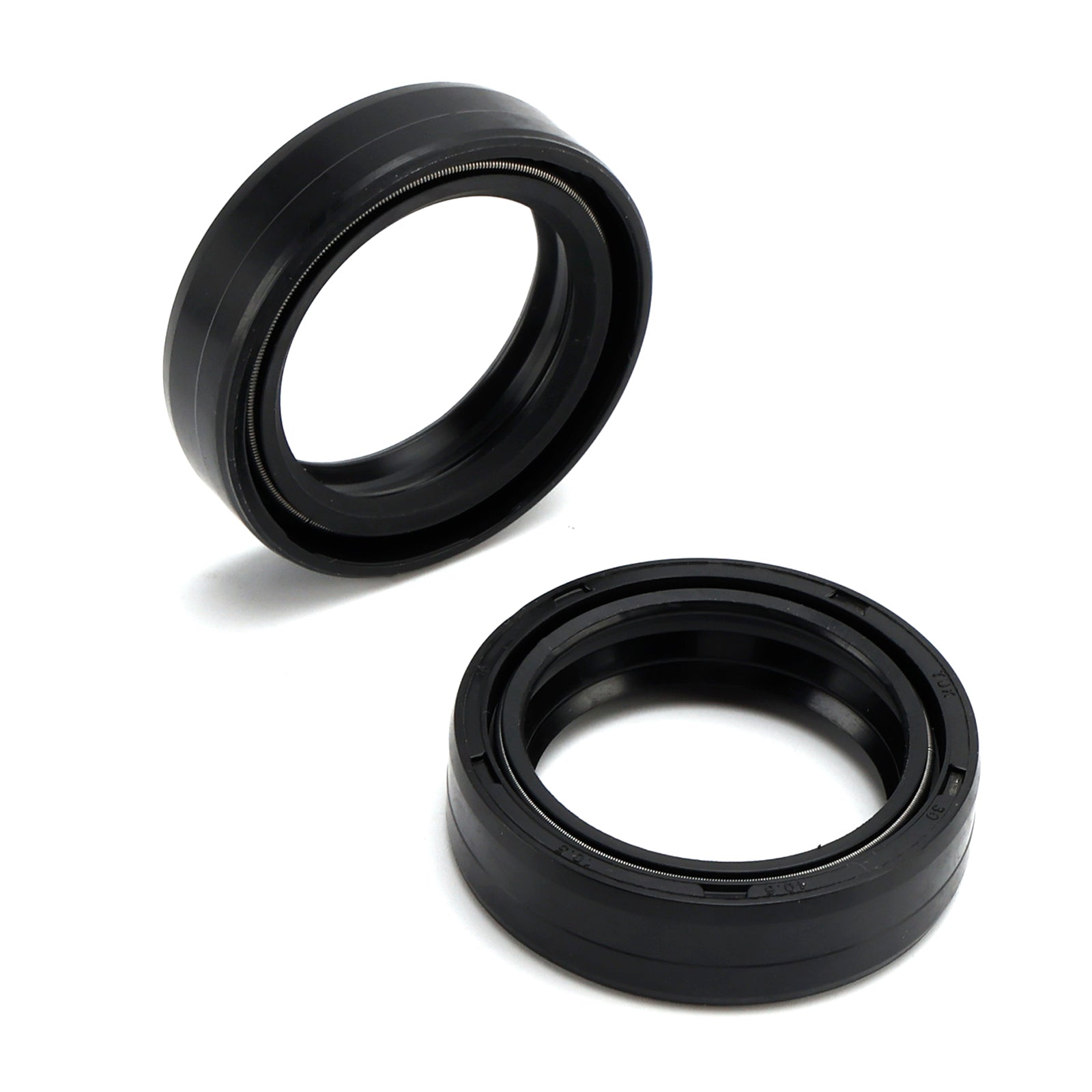 Juego de sellos y polvo de horquilla para Yamaha TTR125 TY125 YBR125 DT125 RD125 1974-2014 Genérico