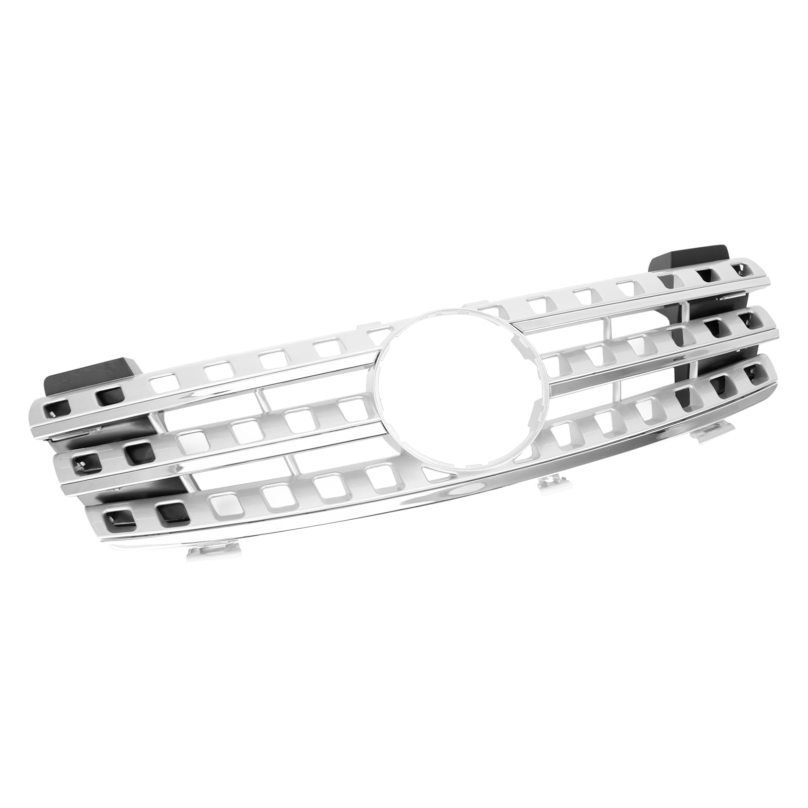 Mercedes Benz W164 2005-2008 ML M-Class Front Grill with Chrome Fins