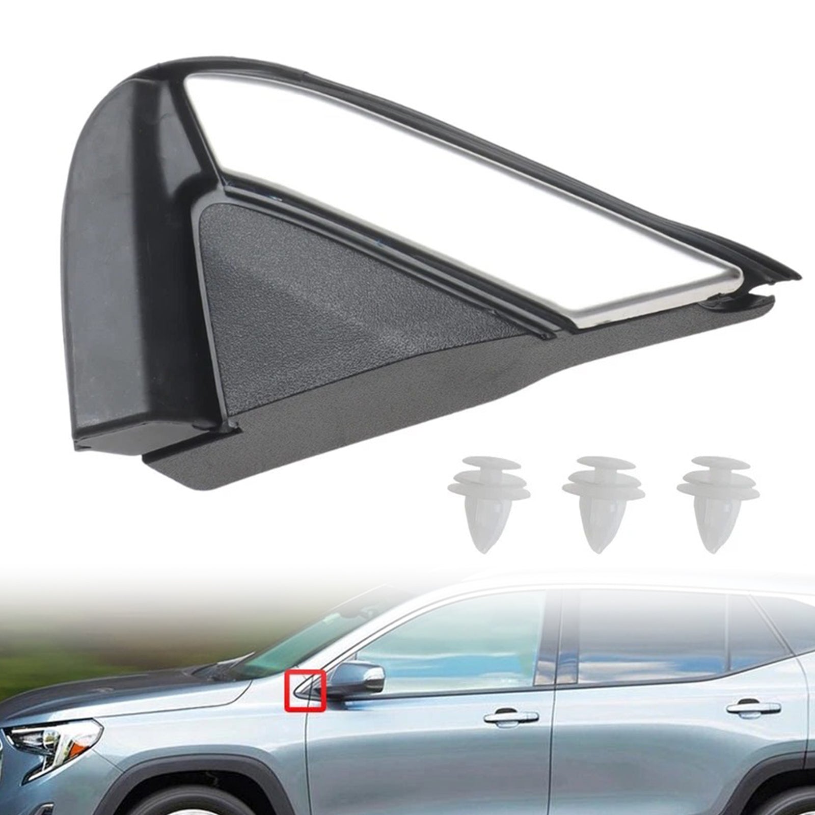 84107336 Left Driver Side Fender Corner Trim Molding for GMC Terrain 2018-2024