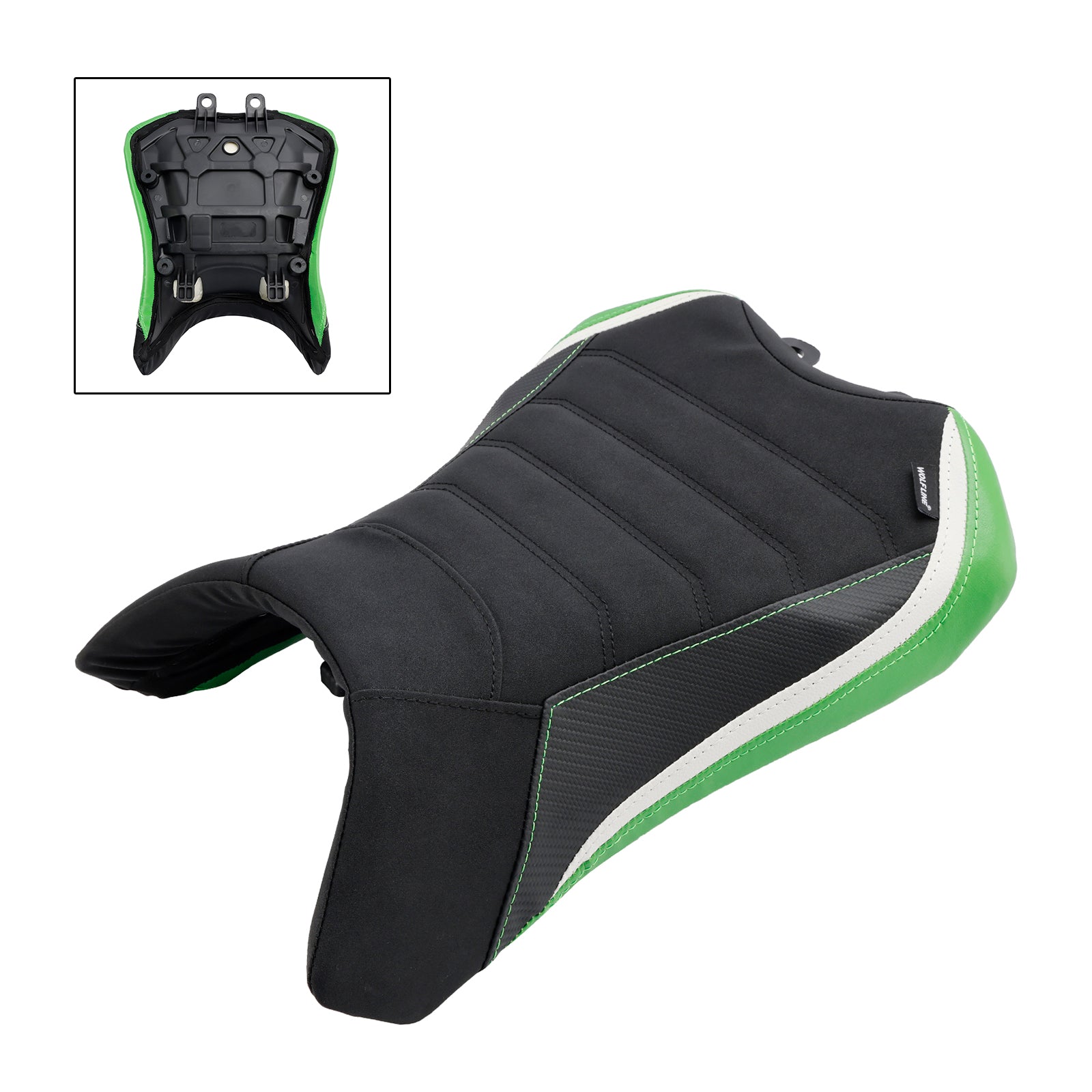 2022-2023  KAWASAKI Ninja 1000SX Front Driver Raider Seat Pillion Saddle Green