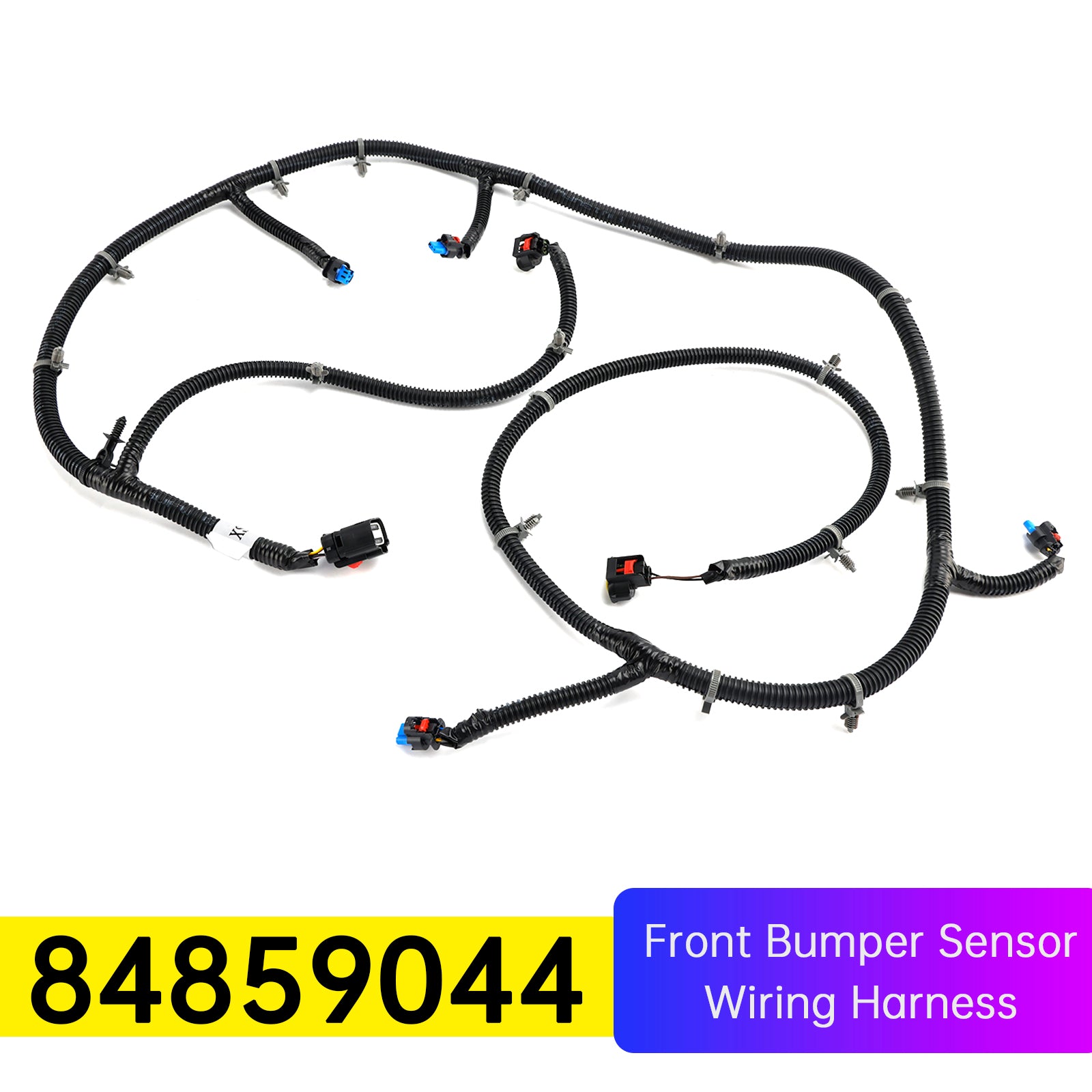 Front Bumper Sensor Wiring Harness for GMC Silverado Sierra 1500 19-22 84859044