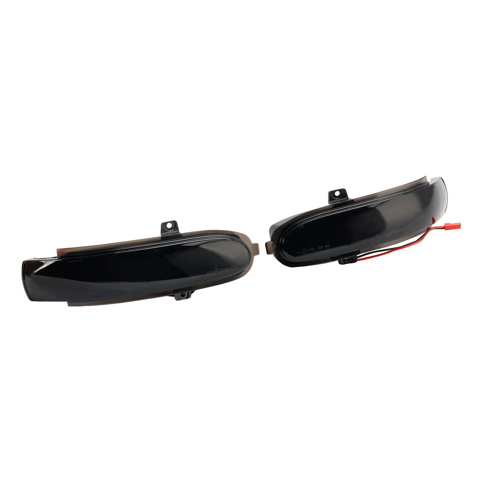 Smoked LED Sequential Side Mirror Turn Signal Light for Mercedes-Benz C W203