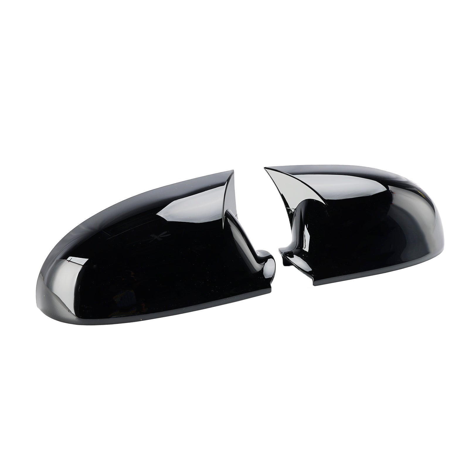 VW Jetta 2005-2011 Gloss Black Wing Door Mirror Cover Caps Left + Right