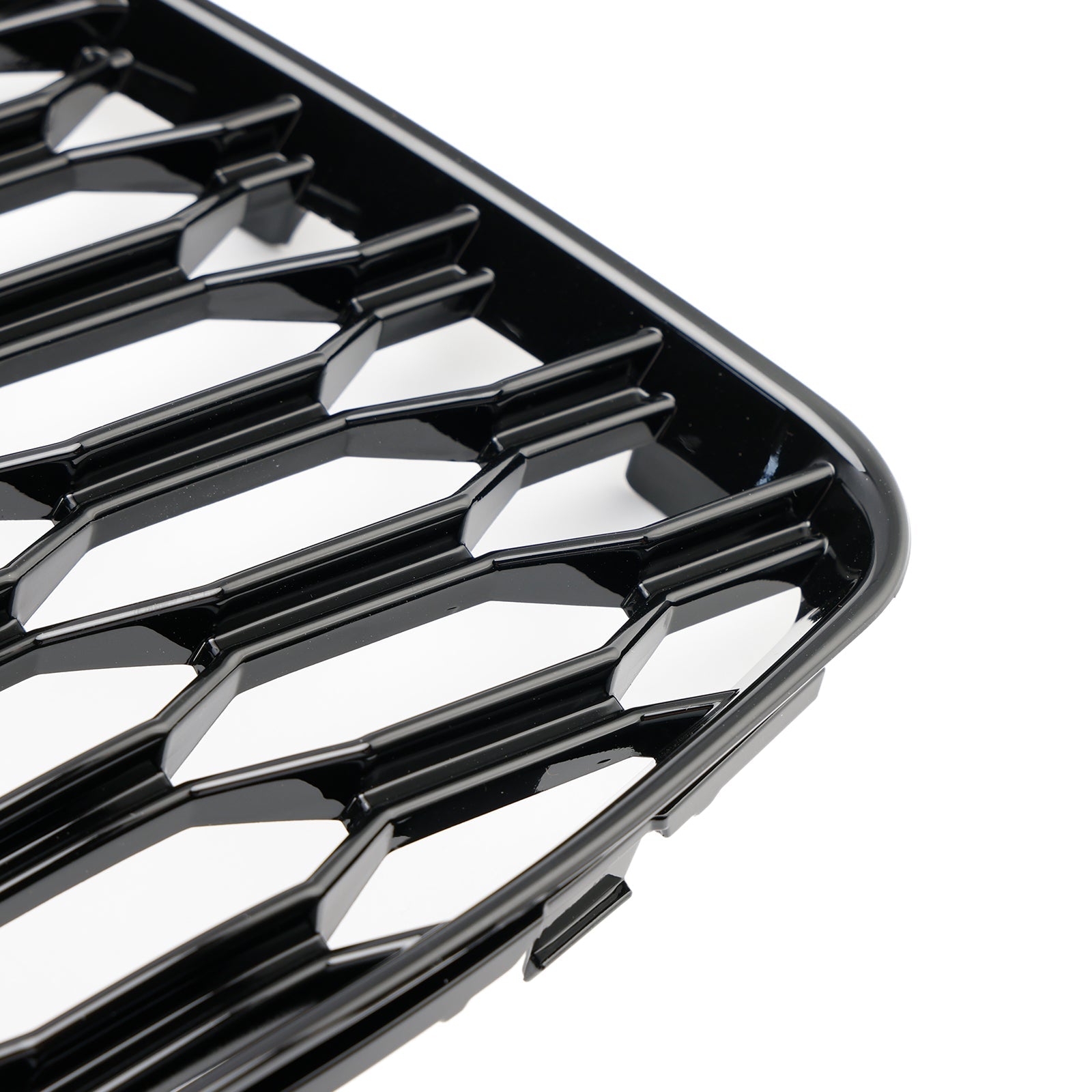 페어 프론트 범퍼 안개 조명 램프 프레임 그릴 덮개가 맞는 아우디 RS7 2014-2018