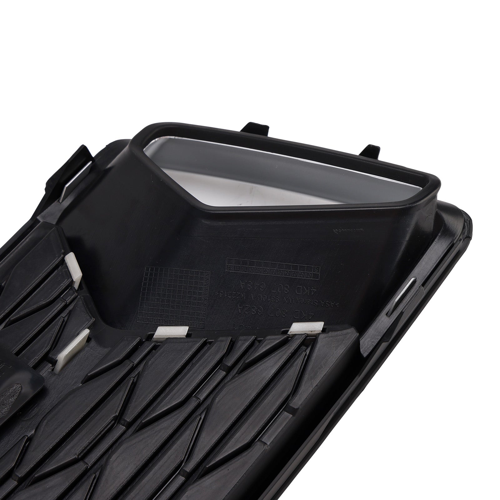 2PCS Front Bumper Grille Grill Fog Light Cover Fit Audi A6 C8 2019-2023