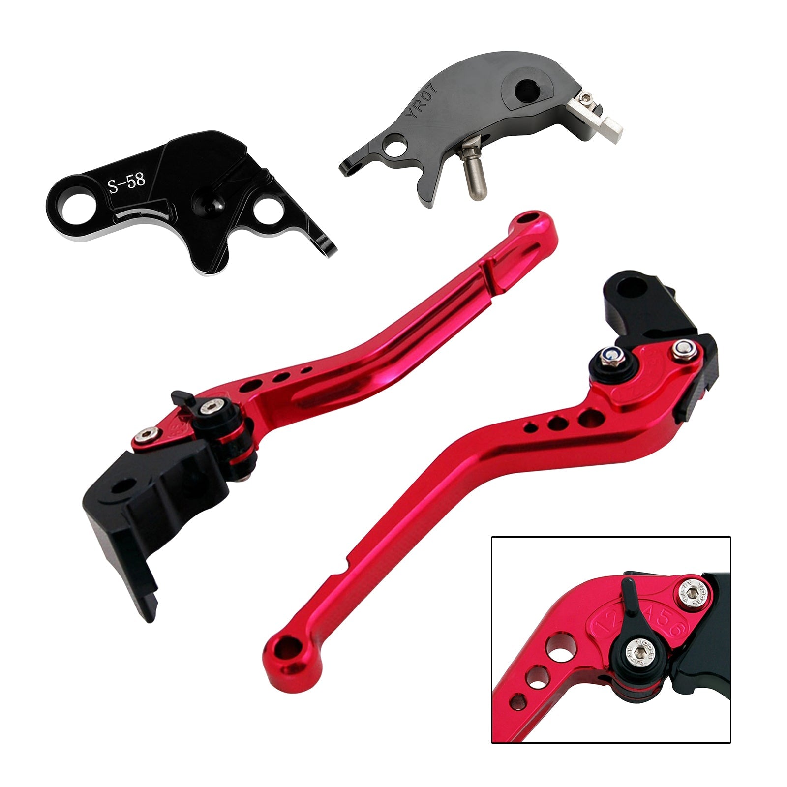 Long Clutch Brake Lever fit for YAMAHA YZF R7 MT-10/SP FZ-10/SP 2022-23