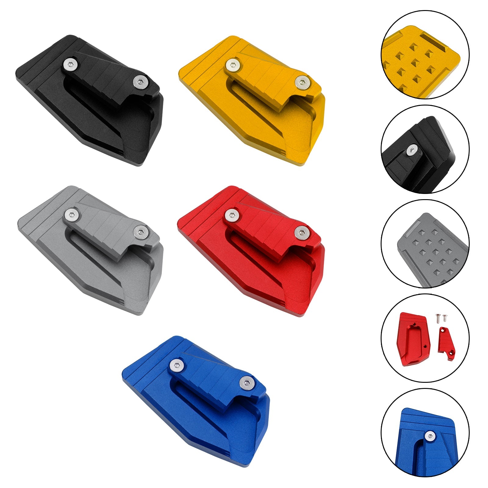 Kickstand Enlarge Plate Pad fit for BMW BMW K1600B K1600 Bagger K1600GA 2018-2025