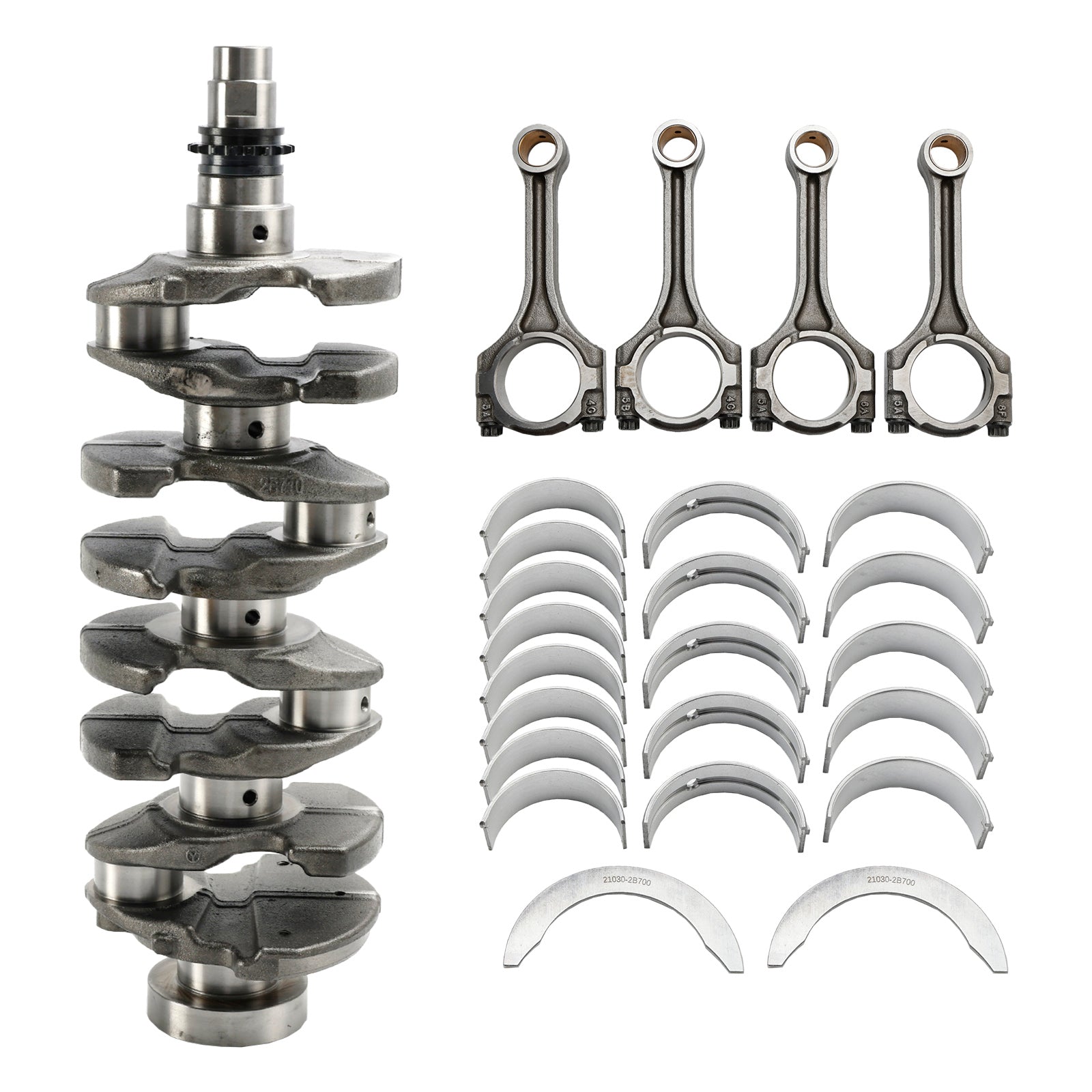 2015-2019 Kia Optima/K5 (JF) KX3 (KC) G4FJ 1.6L Crankshaft & Connecting Rods & Bearings