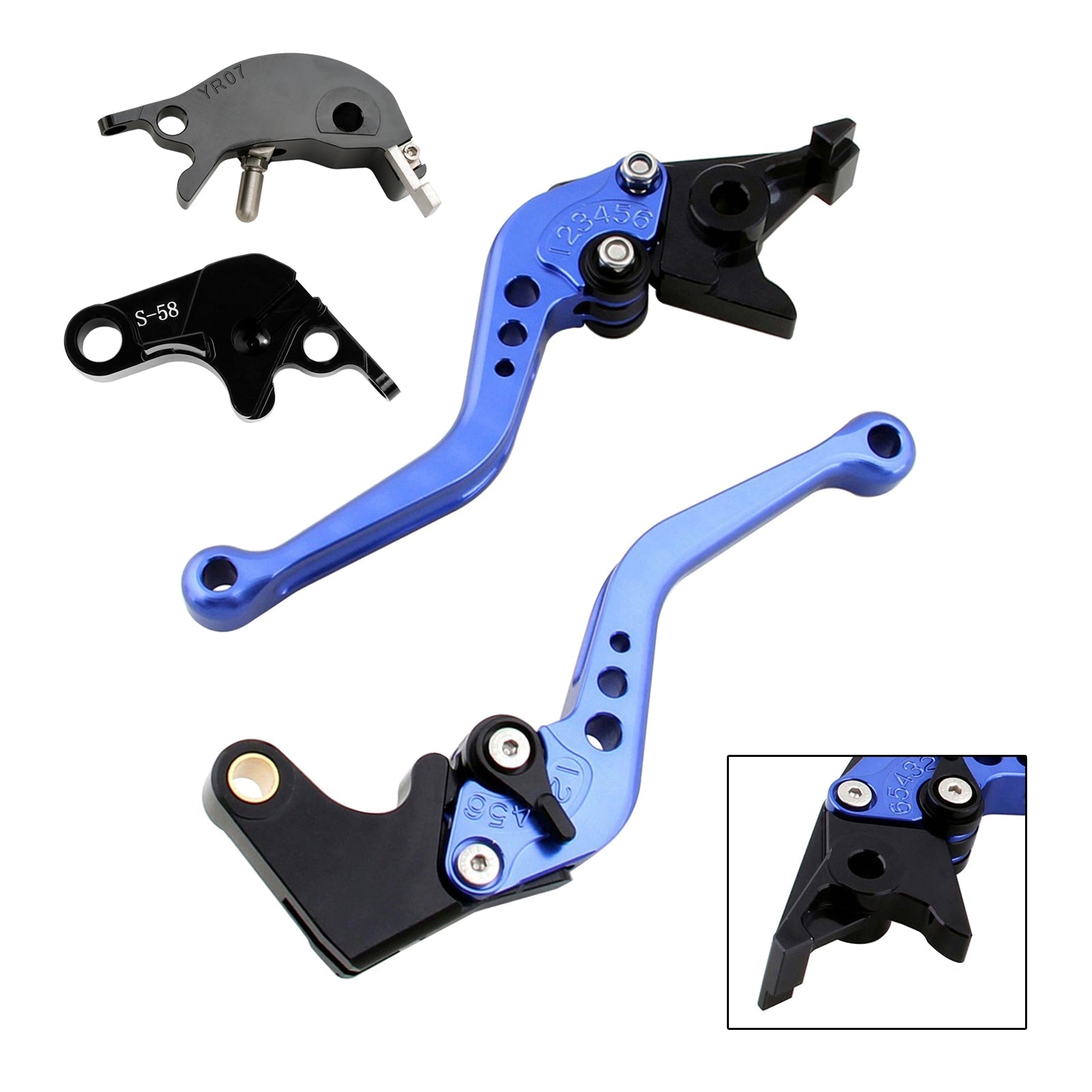NEW Short Clutch Brake Lever fit for YAMAHA YZF R7 MT-10/SP FZ-10/SP 2022-23