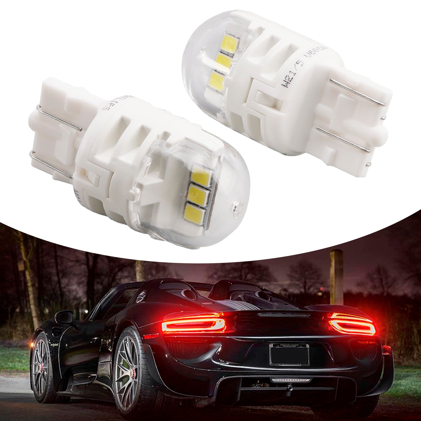 Car Light LED-White Ultinon Pro6000 W21/5W 11066CU60 For PHILIPS