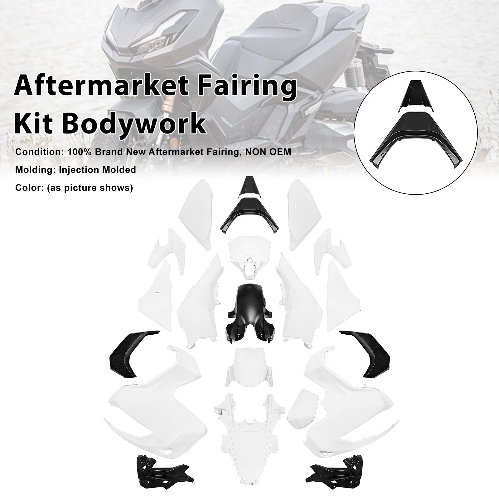 Injection ABS Plastic Bodywork Fairing Kit for 2022-2026 Honda ADV350  8 Colors