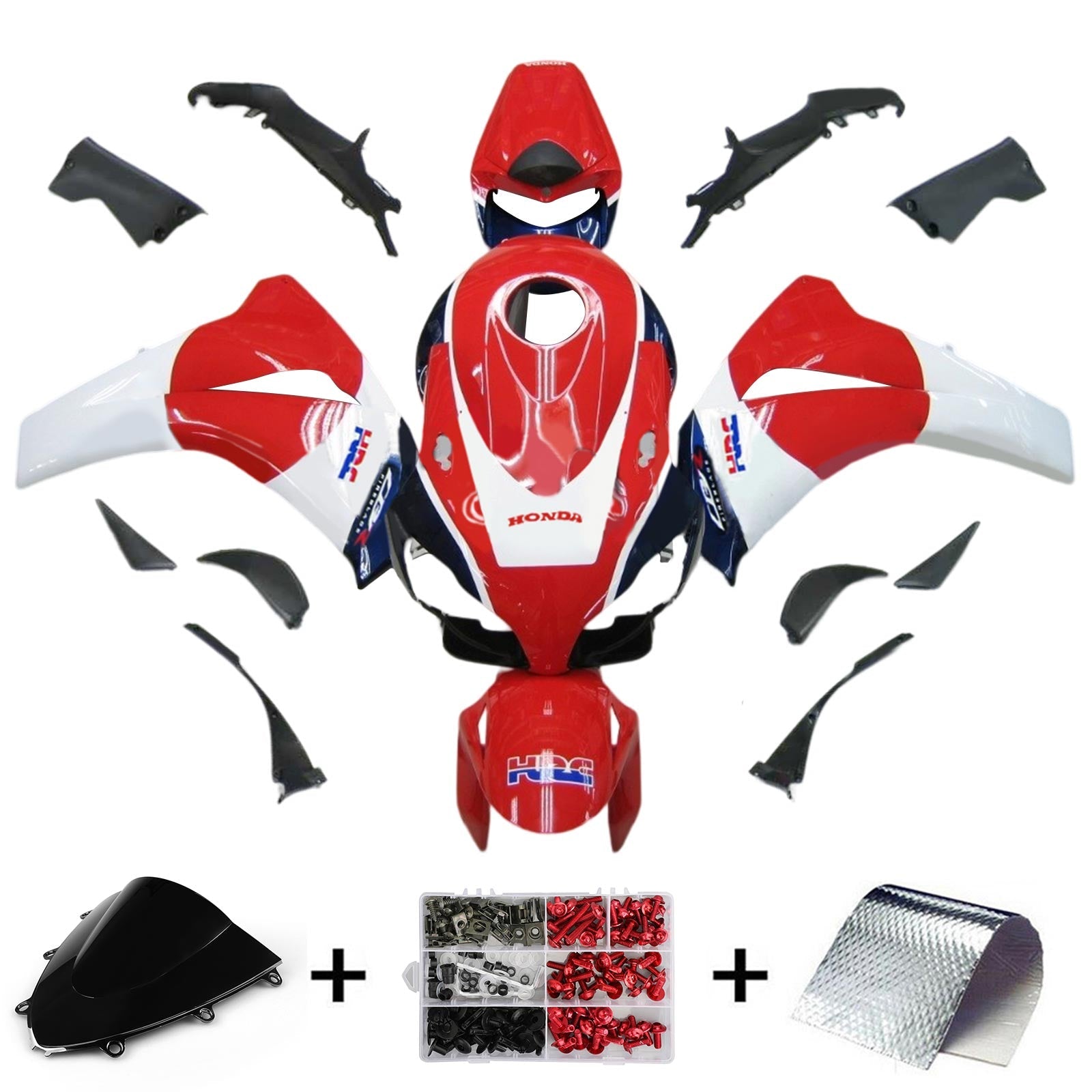 Honda CBR1000RR 2008-2011 Kit Carenado Carrocería Plástico ABS