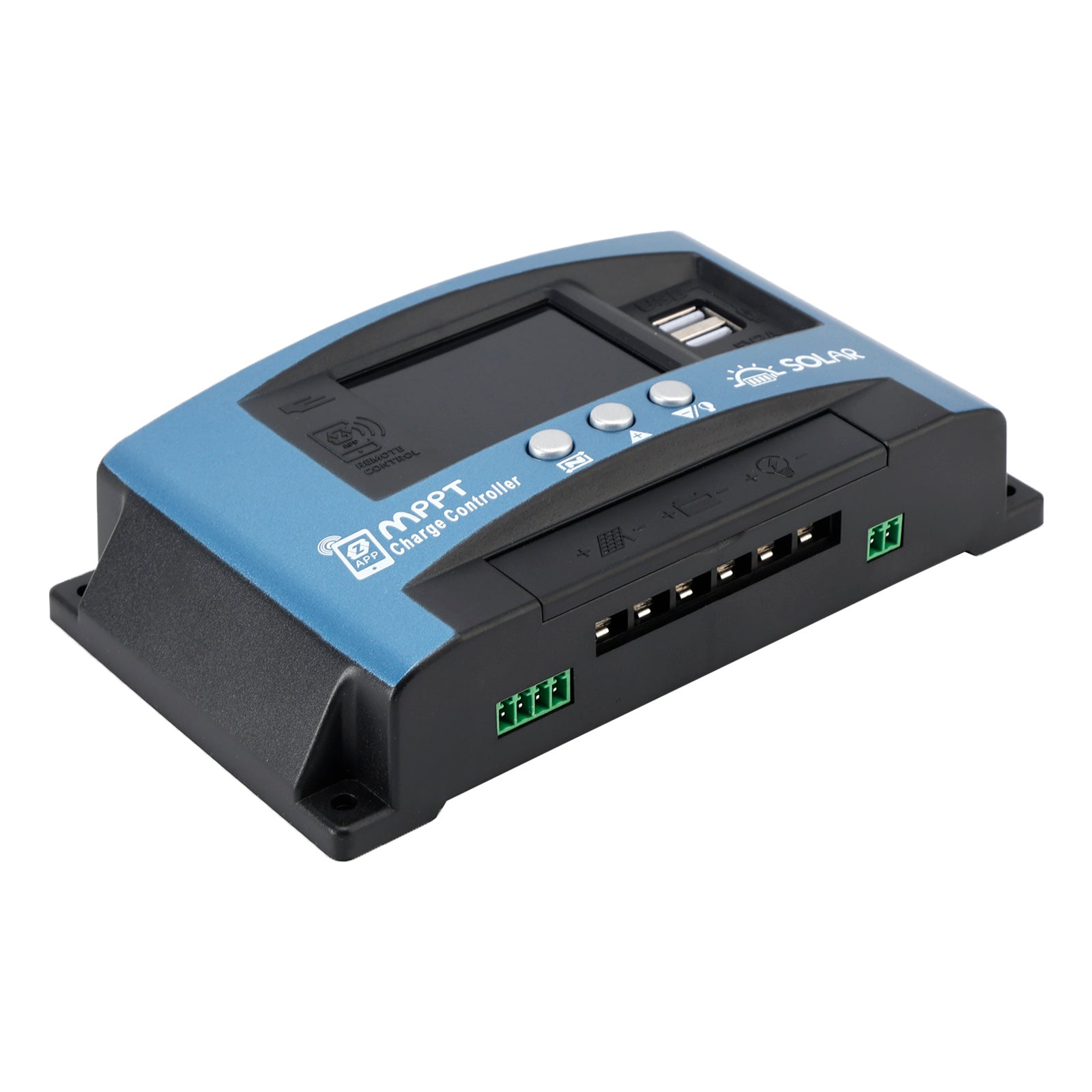 30A/60A/100A MPPT Solar Controller Bluetooth Temperature Monitoring Charging