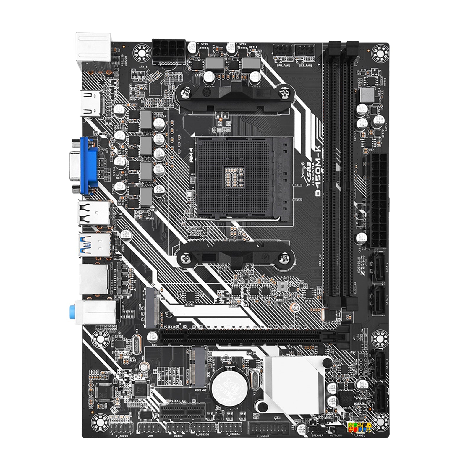 B450M-K Computer Motherboard Desktop DDR4 AM4 CPU WIFI NVME Gigabit Network Card