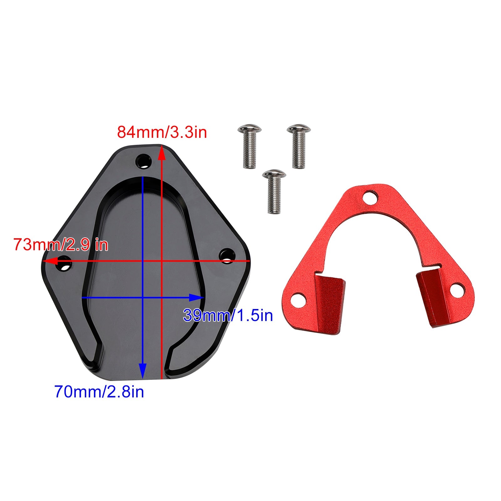 Kickstand Enlarge Plate Pad fit for Tiger 850 Sport 2021+