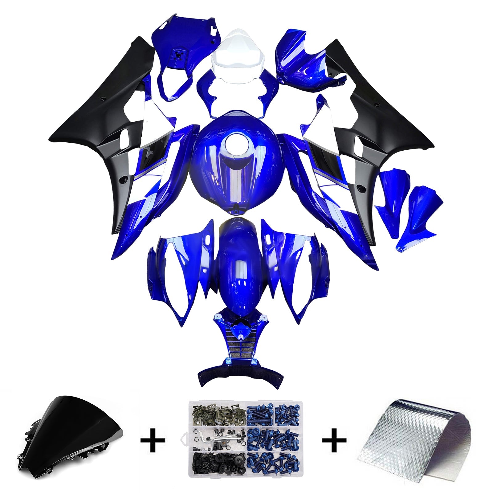 Injection Fairing Kit Bodywork Plastic ABS For Yamaha YZFR6 YZF-R6 2006-2007