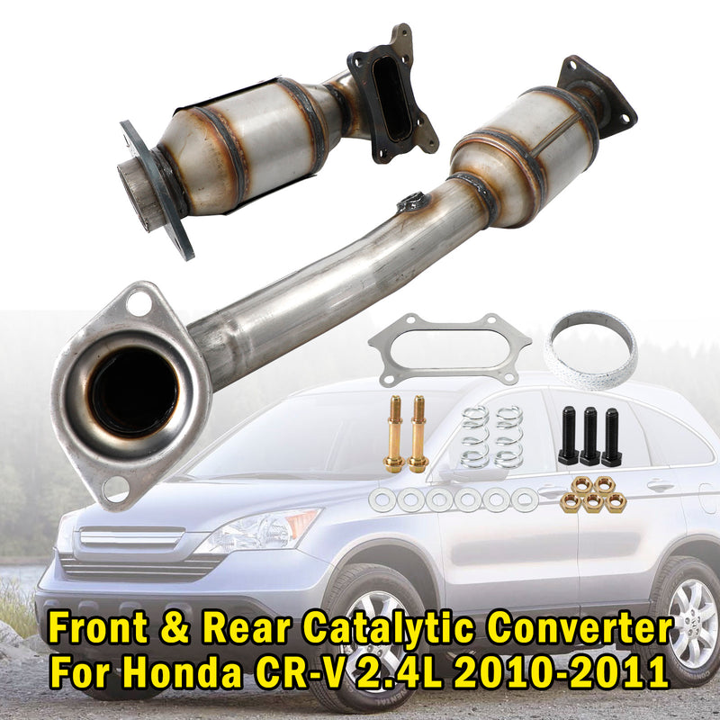 Honda CR-V 2.4L 2010-2011 Front & Rear Catalytic Converter